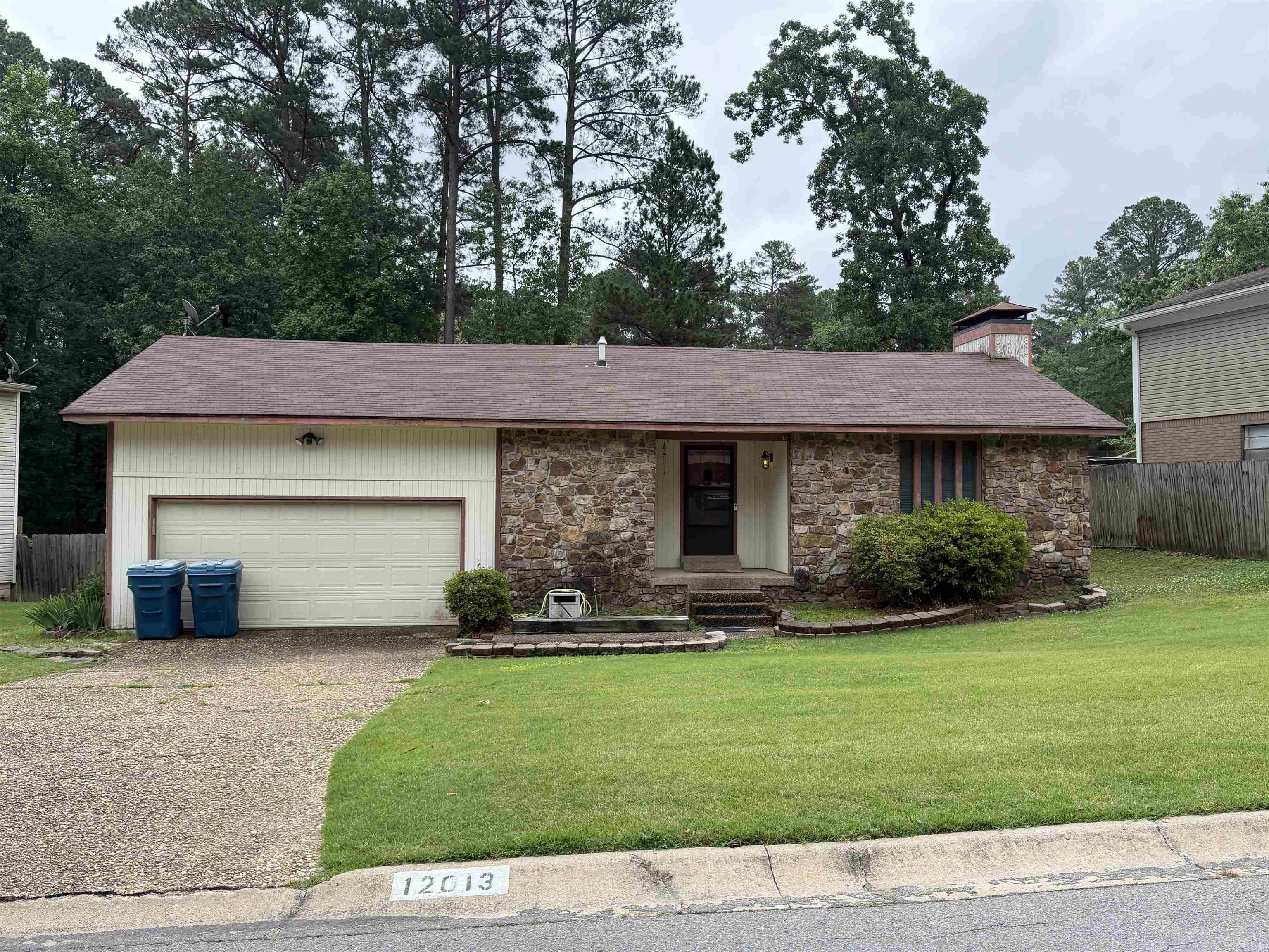 3 bed 2 bath one level home in Otter Creek. Great community with swimming pool, pickleball, tennis, clubhouse with lots of activities, parks, walking trails, etc. House seems solid and is liveable now but is priced low because it could use some updating.  Vaulted ceilings in great room. Fireplace. Trane heat & air system appears to be a 2020 model.  2 car garage with extra storage. See agent remarks.