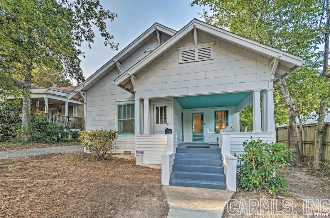 Turnkey Airbnb rental!  This 2BR/1BA historic home in the Park Ave. area of Hot Springs is located just north of downtown, very close to hiking & biking trails and all the activities downtown Hot Springs has to offer.  Lots of recent updates! The home is being sold fully furnished, with all contents conveying to the new buyer (along with the current STR permit). There is also potential to add additional heated/cooled square footage and/or a 3 bedroom by finishing out the upstairs studio space which is accessible through a separate entrance at the front of the home.  Great management is also in place which could transfer to the new buyer.