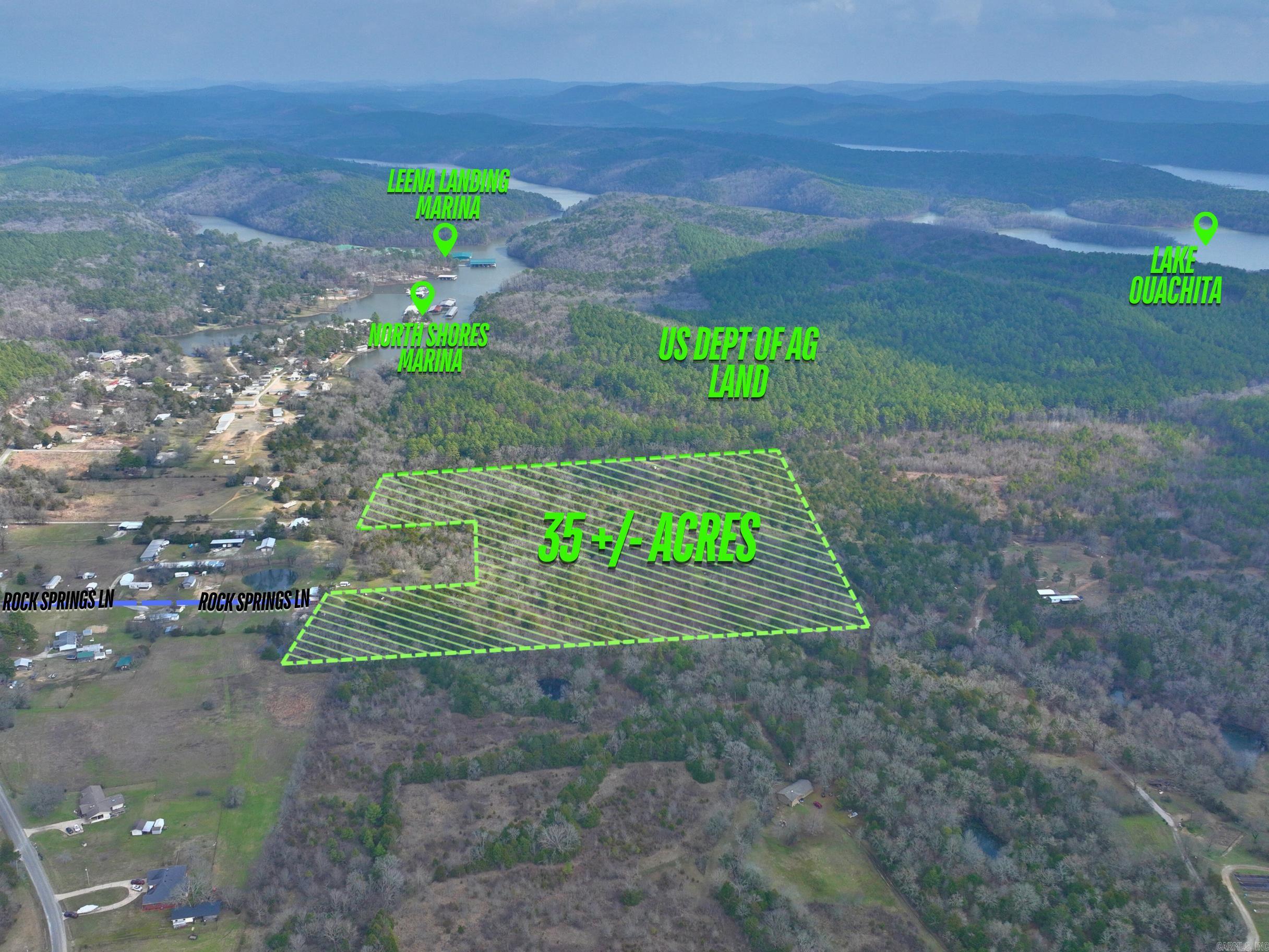 LAKE OUACHITA LIVING AWAITS YOU!! 2.5 BEAUTIFUL ACRES (MOL)  CREEK ON THE 2.5 ACRES! MORE ACREAGE AVAILABLE! BUY UP TO 35 ACRES (MOL)! LOCATED LESS THAN A MILE FROM NORTHSHORES LAUNCH RAMP (NAVY LANDING) CHOOSE 3-ACRE up TO 6-ACRE TRACTS!! EASY DRIVEWAY IN AND COUNTY WATER! ELECTRIC AT BOTH ENDS OF THE TOTAL 35 ACRES! SELLER WILL PROVIDE SURVEY! BEAUTIFUL HOMESITES! WILDLIFE GALORE!!  GREAT HUNTING!! NEAR HUNDREDS OF MILES OF USDA PUBLIC LAND!! 1/2 MILE TO THE LAKE! BUILD YOUR DREAM HOME IN THE MIDDLE OR SELL PART OF IT! INVESTORS, PUT IN A CAMPGROUND OR BOAT STORAGE!  SO MANY OPTIONS! THIS ONE WON'T LAST!!
