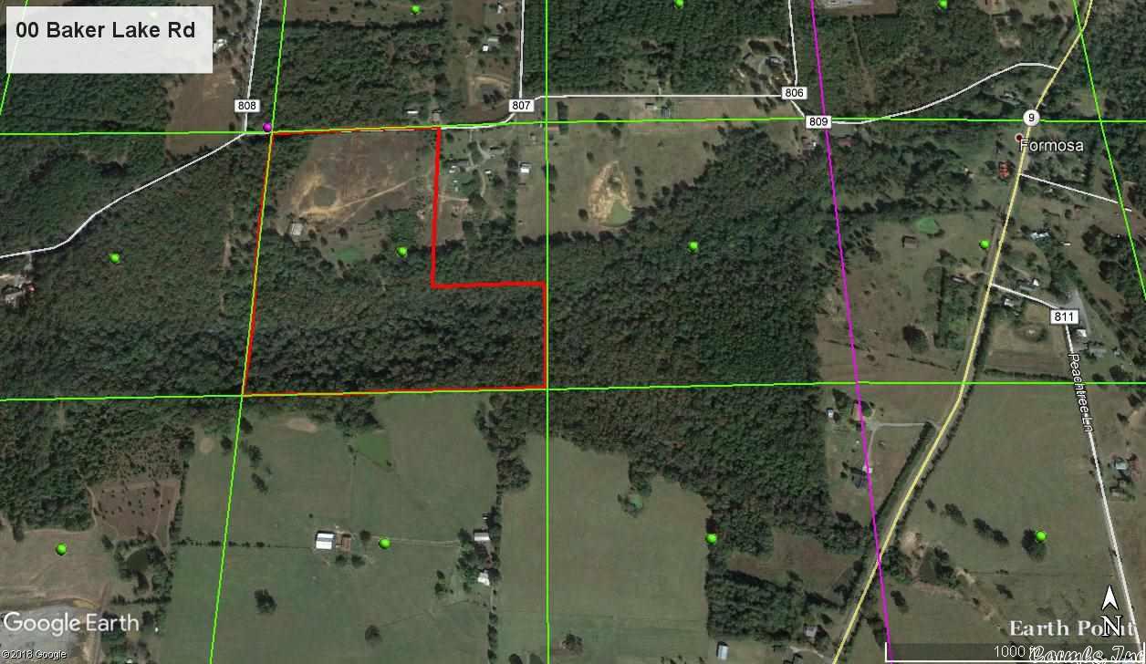 30.5 +- acres.  About 11 acres of Pasture and about 19 acres of woods.  Deer and Turkey are abundant on the property.  There is an old mobile home on the property with no value.  Currently used to hunt from or for shelter for sleeping.  Property has a wet weather creek running through the woods toward the south side.  Great place to weekend hunt or take a quick deer break early or late in the day.  Close to Clinton, Bee Branch, Formosa.  Rural but not too rural.  Good site for cabin or home.  Make it yours!