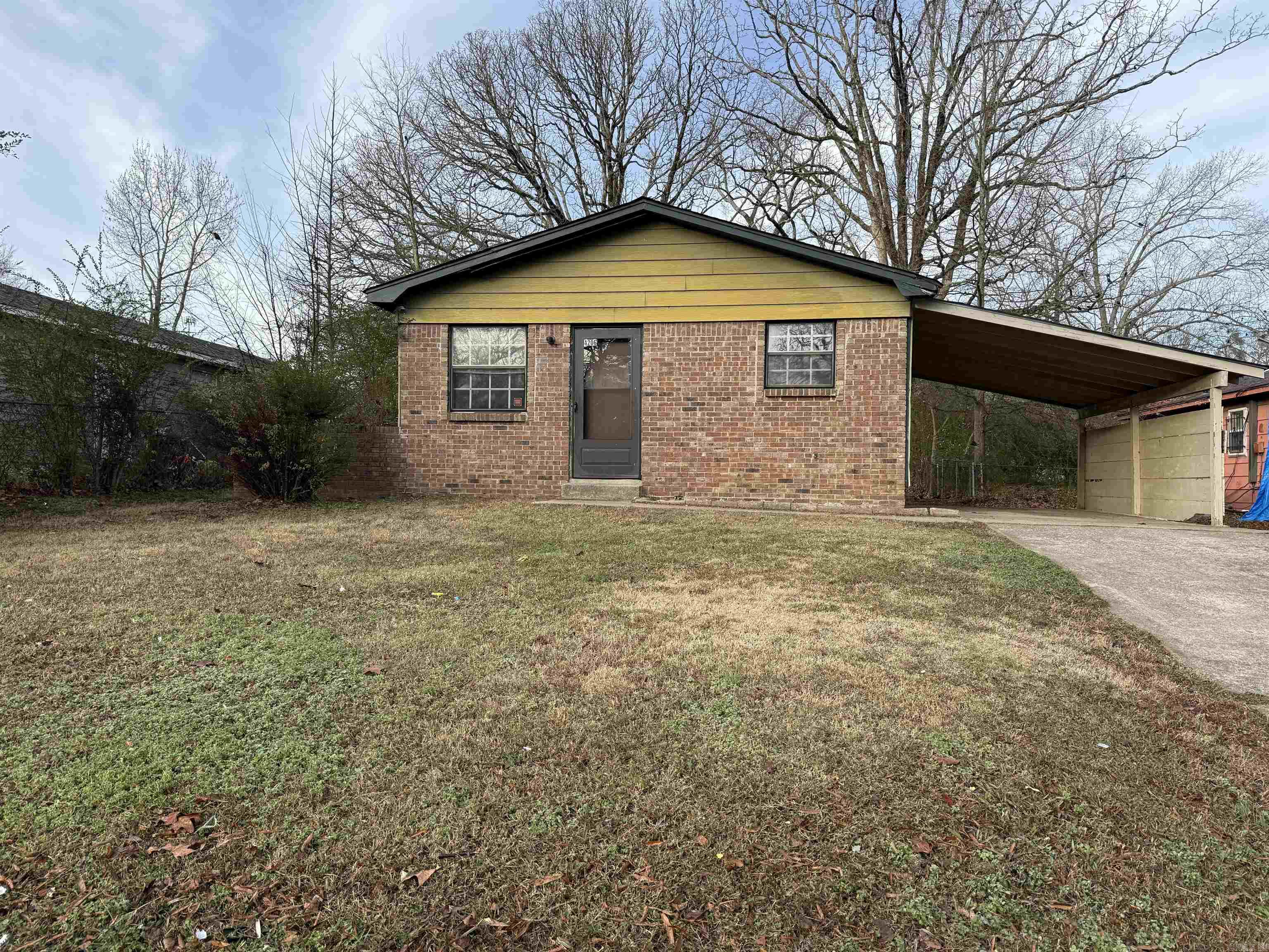 Great opportunity for nice starter home or rental investment. Priced to move and selling As-Is.  Seller paying $750 of buyer's first year home warranty. No known issues, just needs some good tlc and cosmetic make over. 3br 1ba with laundry connections inside, central heat/air, fridge conveys, 1 car car port, partially chain link fenced back yard, flat back yard.  Agents see remarks, go and show through css 501-244-0333 or showingtime online.  *No seller's disclosure. Buyer welcome to do inspection, seller not making any repairs at this price.