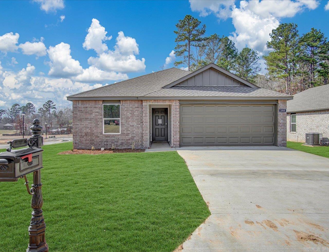 Charming Conway Plan in The Villas at Hope Valley! Beautiful, new home in Hensley, Arkansas. These new construction homes feature open floorplans for comfortable living! You’ll find LED Lighting throughout; a programmable thermostat and homes will have LVP flooring with carpet in the bedrooms! The kitchen features 30-inch cabinets with granite kitchen countertops with 4-inch backsplash, chrome plumbing fixtures, and an undermount kitchen sink! Lovely Primary bedroom with a fabulous ensuite with walk-in shower, granite counters, and a walk-in closet! Brick exterior with Hardie® fascia per plan and architectural shingles. Special Builder warranty. Photos may be stock photos and may vary as built. HOA fees will be used for management. Taxes and parcel TBD.