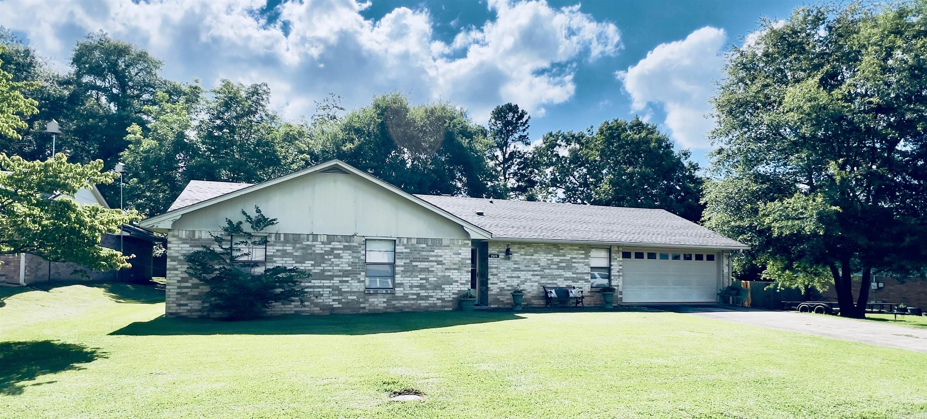 Nice clean brick home with spacious rooms. New roof 7-2025. Updated flooring, bathroom, paint. Saferoom in garage. Beautiful private backyard. Backup gas heater.