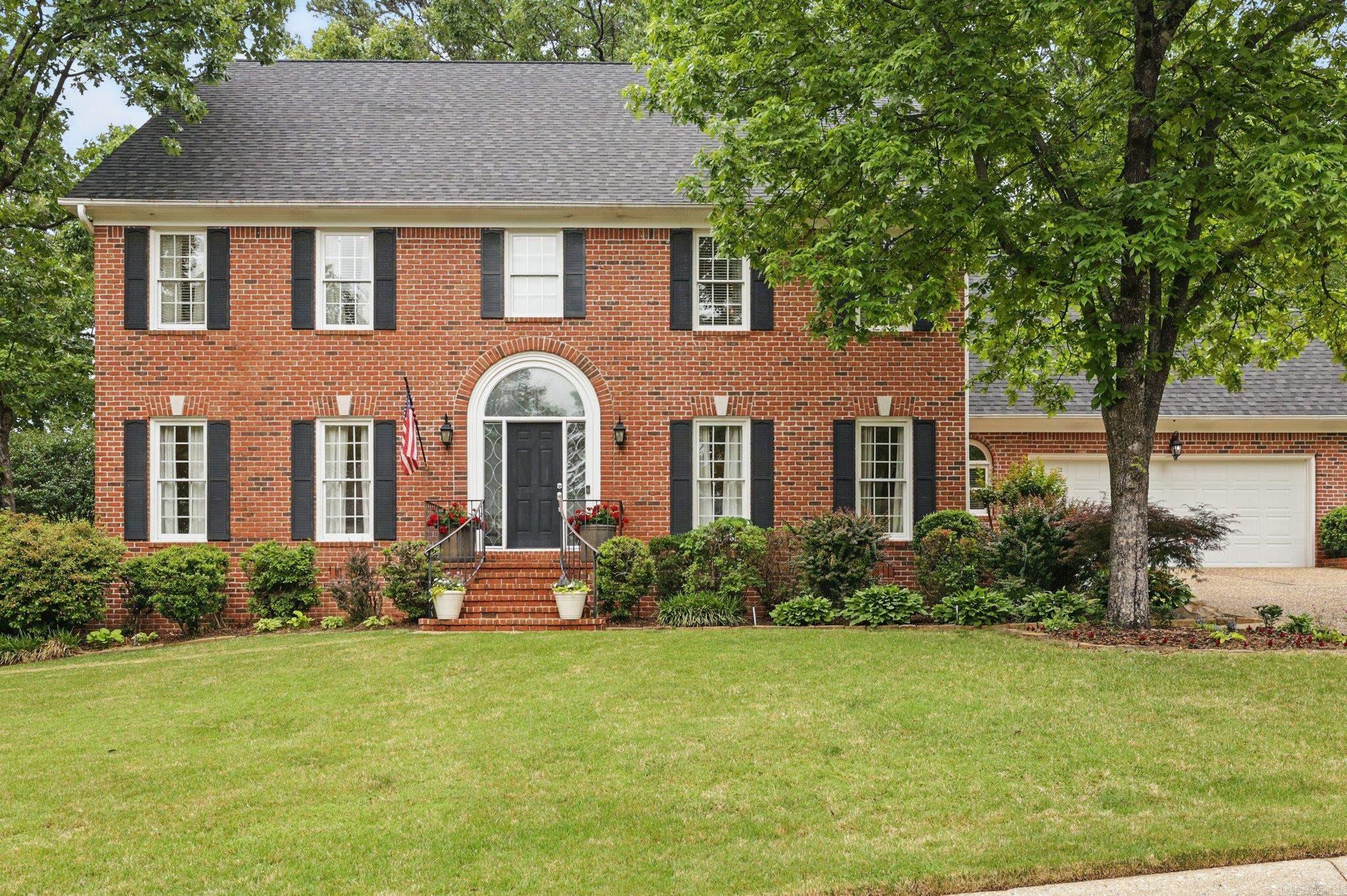 Welcome to this beautifully maintained and spacious four bedroom home with three and half bathrooms. The main floor boasts a formal den, dedicated dining room, cozy living room with fireplace and versatile bonus room.  The kitchen features granite countertops, large kitchen island, new dishwasher, new gas range and spacious eat-in area overlooking the backyard.  Upstairs, you'll find four generous size bedrooms, plus an office.  The large primary suite includes an en-suite bathroom with jacuzzi tub and double vanities.  Enjoy the fully-fenced backyard, expansive deck with built-in grilling area and storage shed.  In 2024, the roof was replaced, as well as two tankless hot water heaters.  The downstairs HVAC system was replaced in 2021. Agents, see remarks.