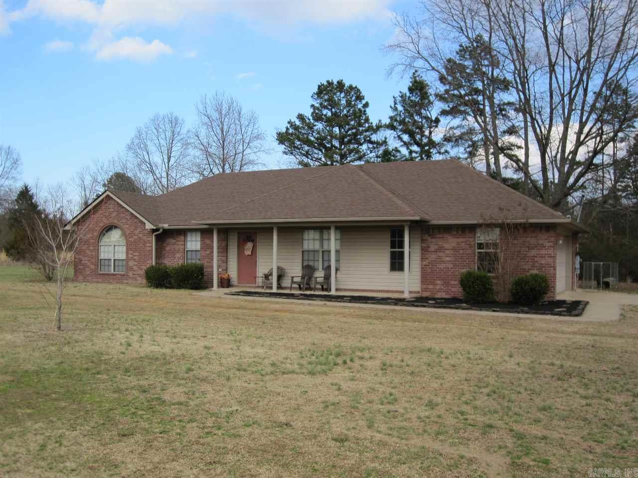 Nice home located on private one acre lot. Spacious master suite, Jacuzzi tub, walk-in closet, separate shower. Two car garage, safe room.