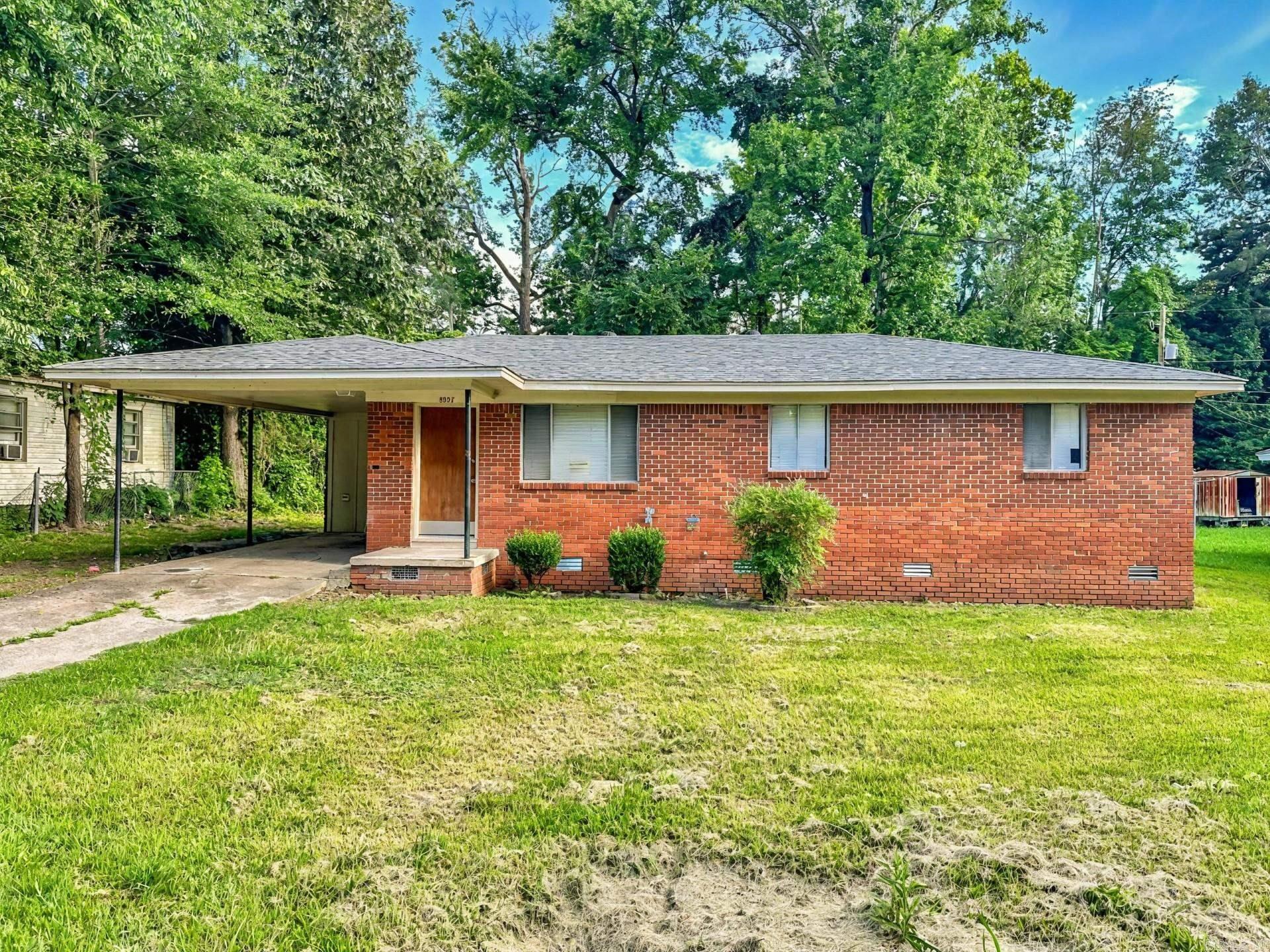 Welcome home to this charming and move-in ready home tucked away on a quiet cul-de-sac in Little Rock. Situated on a spacious lot, this property offers thoughtful updates throughout and a functional layout designed for comfortable everyday living. Inside, you'll find updated flooring, fresh interior finishes, ceiling fans, and a bright, inviting atmosphere. The kitchen features ample cabinet storage, an eat-in dining area, and convenient access to the laundry area and covered carport.   The updated bathroom showcases modern finishes, while central heat and air provide year-round comfort. Outside, the large backyard offers plenty of room for entertaining, gardening, pets, or future outdoor enhancements. Conveniently located near shopping, dining, schools, parks, and interstate access, this home combines affordability, functionality, and convenience.   Whether you're a first-time homebuyer, investor, or looking to downsize, this is an opportunity you won't want to miss. Schedule your private showing today!