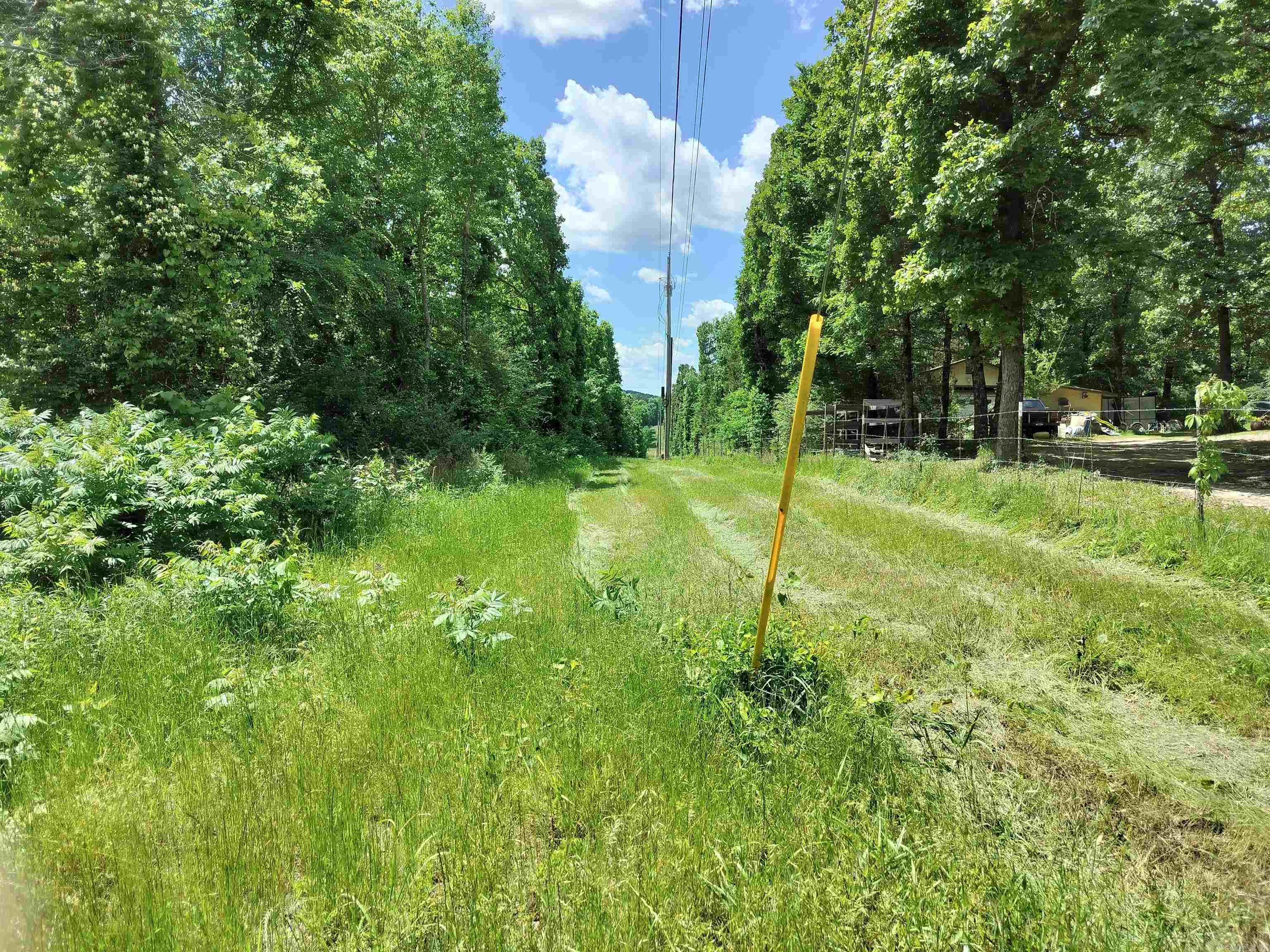 PRIVATE ACREAGE!  This 66 Acres M?L sits at the end of a road with some pasture and lots of Trees! There's also a creek that runs through the property. This land is located between Subiaco and Midway just a mile off the main road.  Beautiful area to build a new home, harvest the timber and make more pasture, or build some cabins for a rental get-away. The possibilities are endless!