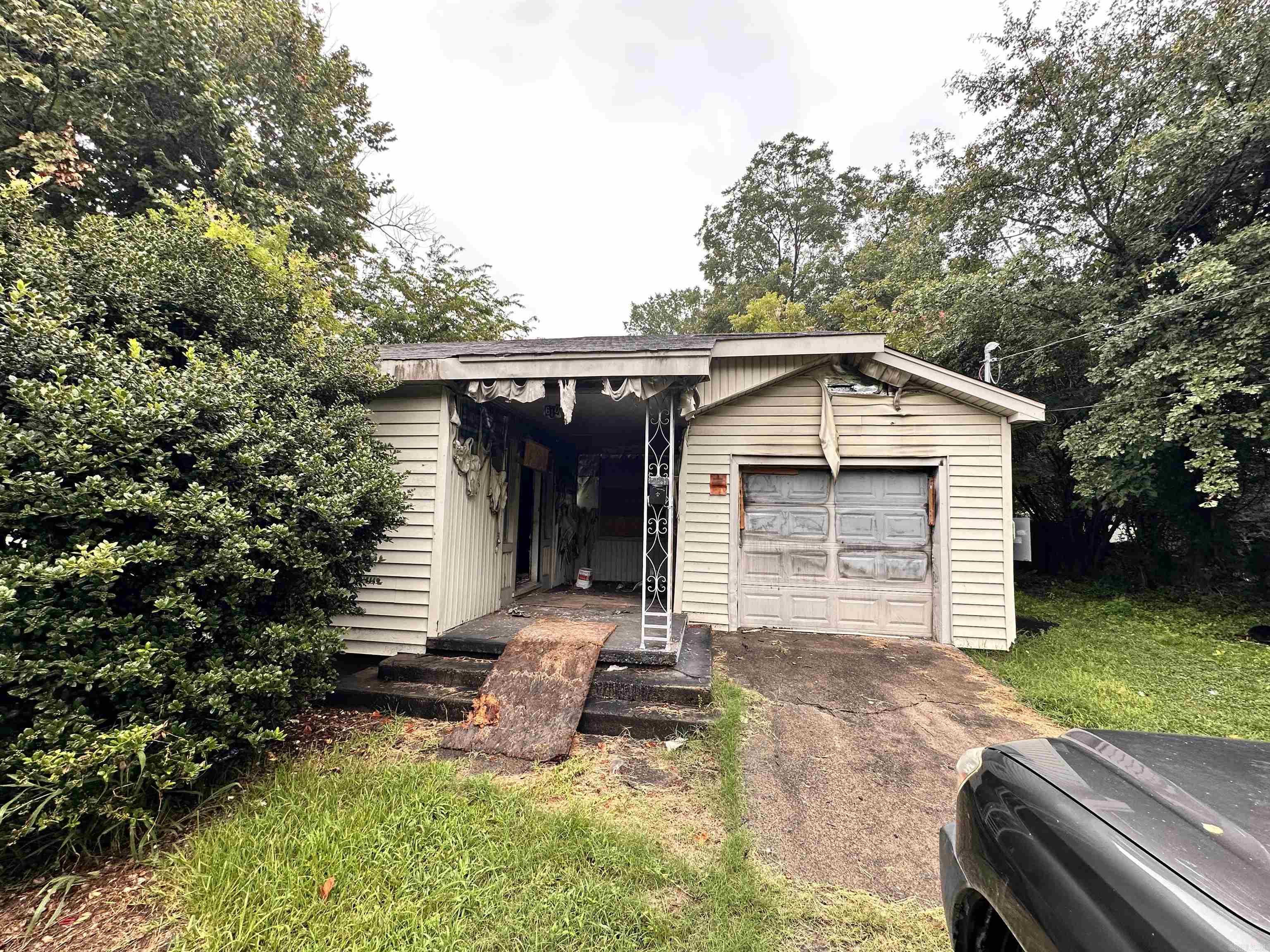 repair or tear down and rebuild. tons of possibilities