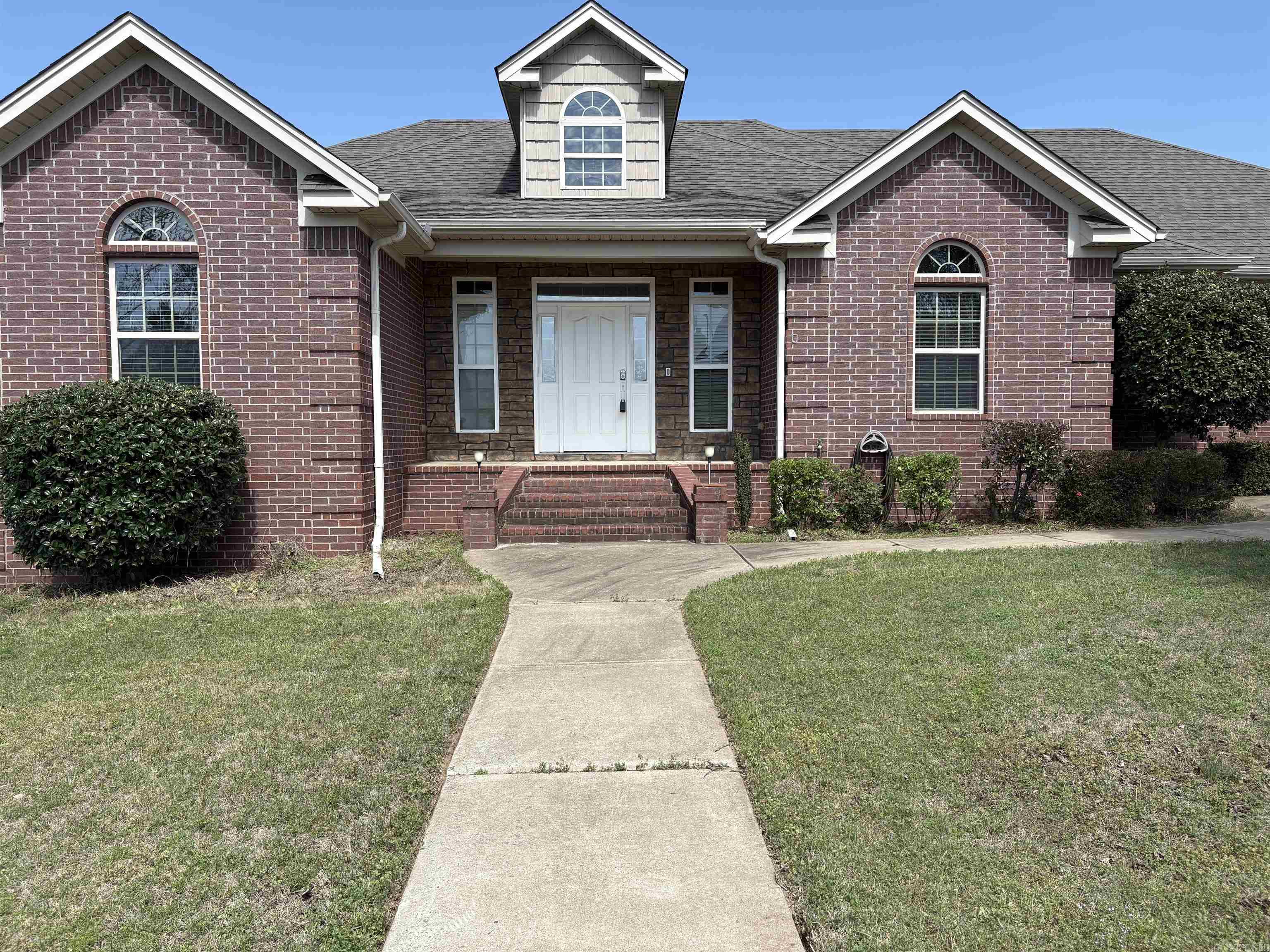 Beautiful 4 bedroom plus office, 3 full bath home located on a level corner lot in a desirable subdivision of newer homes.  This thoughtfully designed floor plan features a split primary suite for added privacy.  Enjoy relaxing on the inviting front porch or entertaining on the back patio in a peaceful setting.  The property also includes a spacious 3 car side loading garage and offers easy access to the interstate for convenient commuting.  Square footage is approximate so measuring is encouraged.