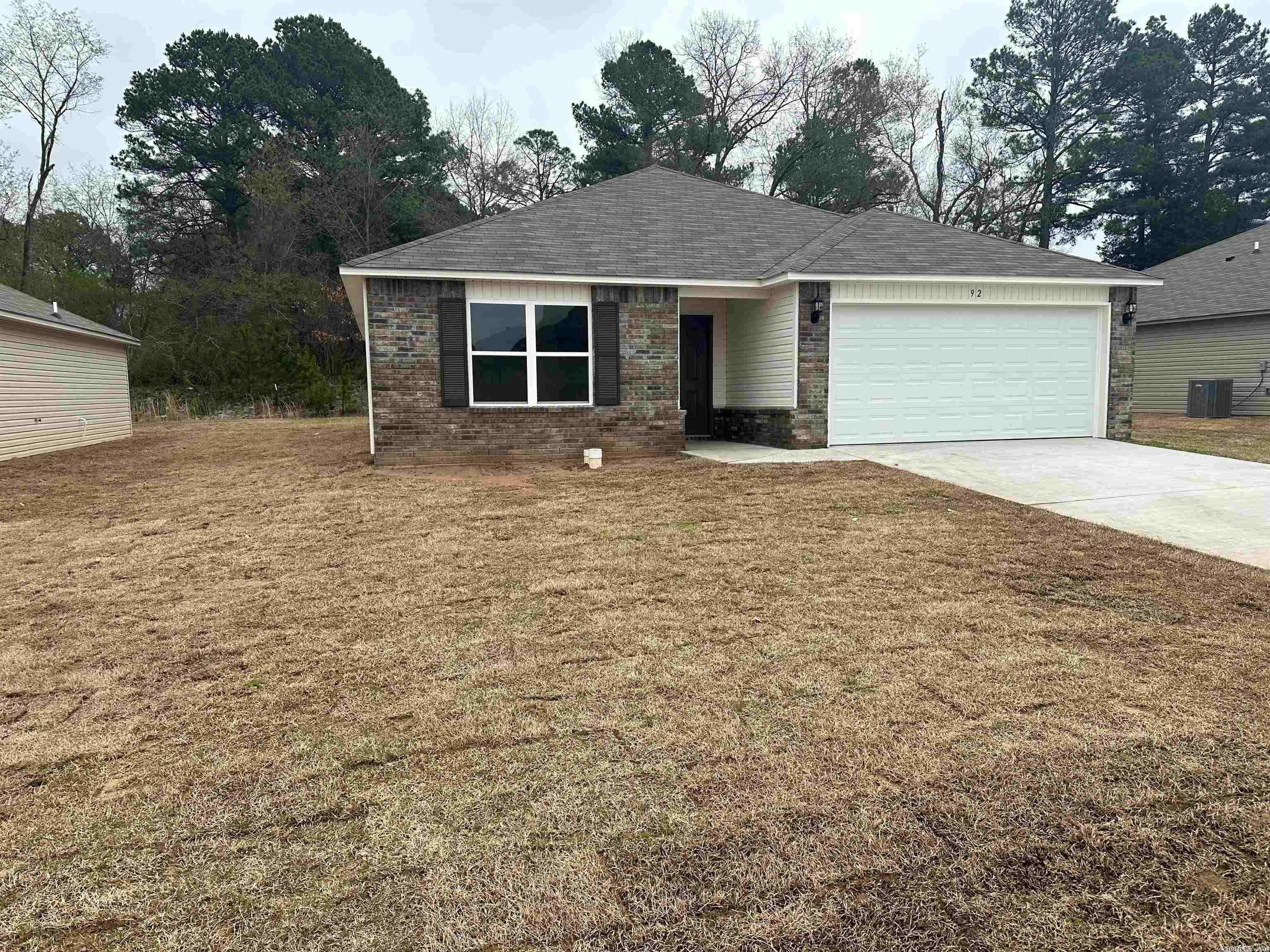 Rausch Coleman Foster II Plan. This home has 3 bedrooms, 2 Bathroom, 1355 Sq Ft. This Home Luxury Vinyl Plank Flooring in the Living Room, Halls and Wet Areas, Soaking Tub in Primary Rooms, and Stainless Steel Appliances.  Terrance Meadows is close to the interstate and walking distance to the Dollar General Store. This Home is Eligible for a USDA Loan.