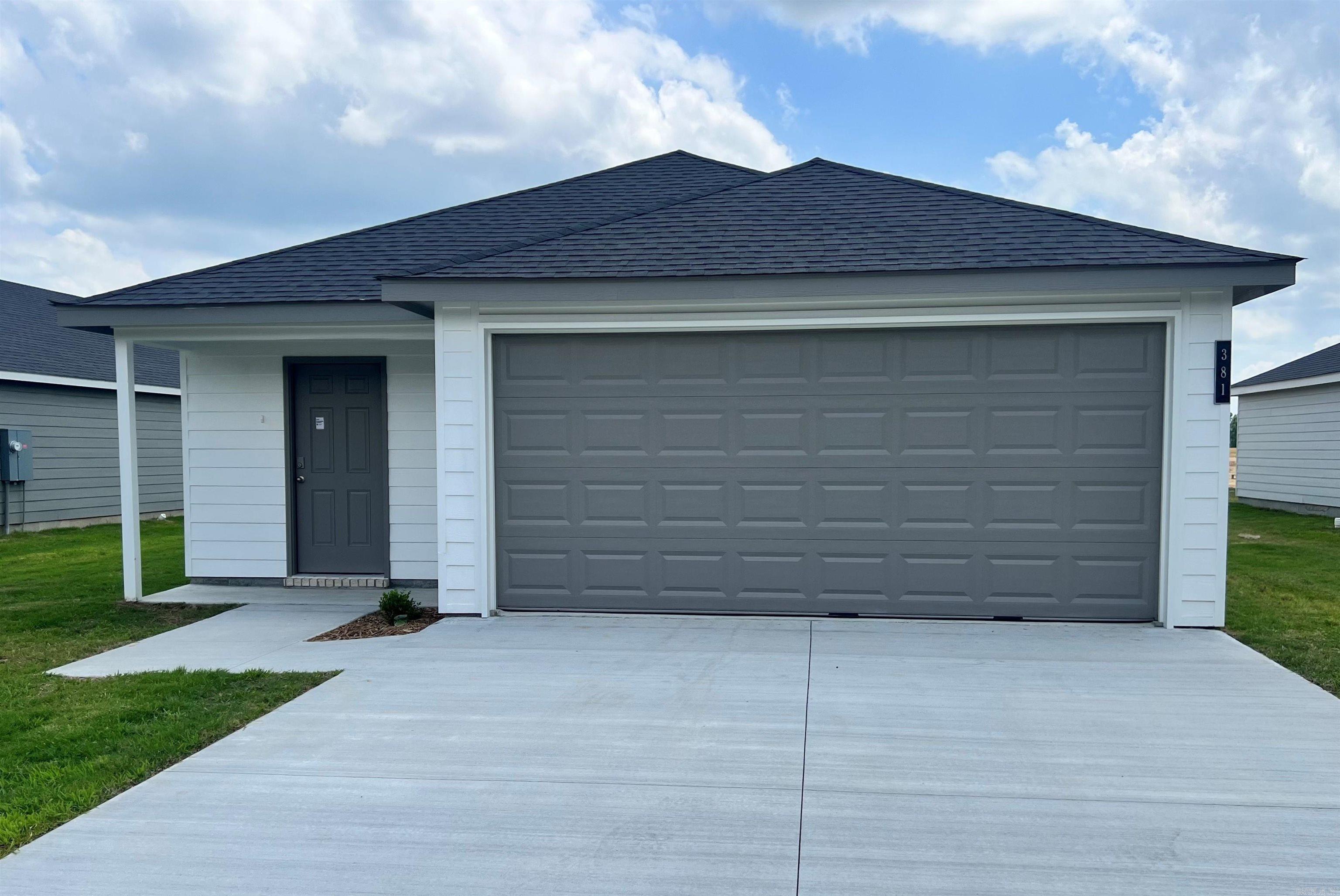 Charming Clinton plan in Moonlight Meadows, located in Ward, AR! These new construction homes feature modern finishes for comfortable living!  Homes will have LVP flooring and carpet.  In the kitchen and bathrooms, you’ll find beautiful granite countertops. Each home will feature Hardie® siding per plan. These homes come with a programmable thermostat! 10-year limited Homebuyer’s Warranty! Photos may be stock photos, representative of plan only and may vary as built. Annual taxes is an estimate. Taxes are TBD. HOA fees $300! $75 HOA transfer fee. Special Improvement Tax of $495 annually.