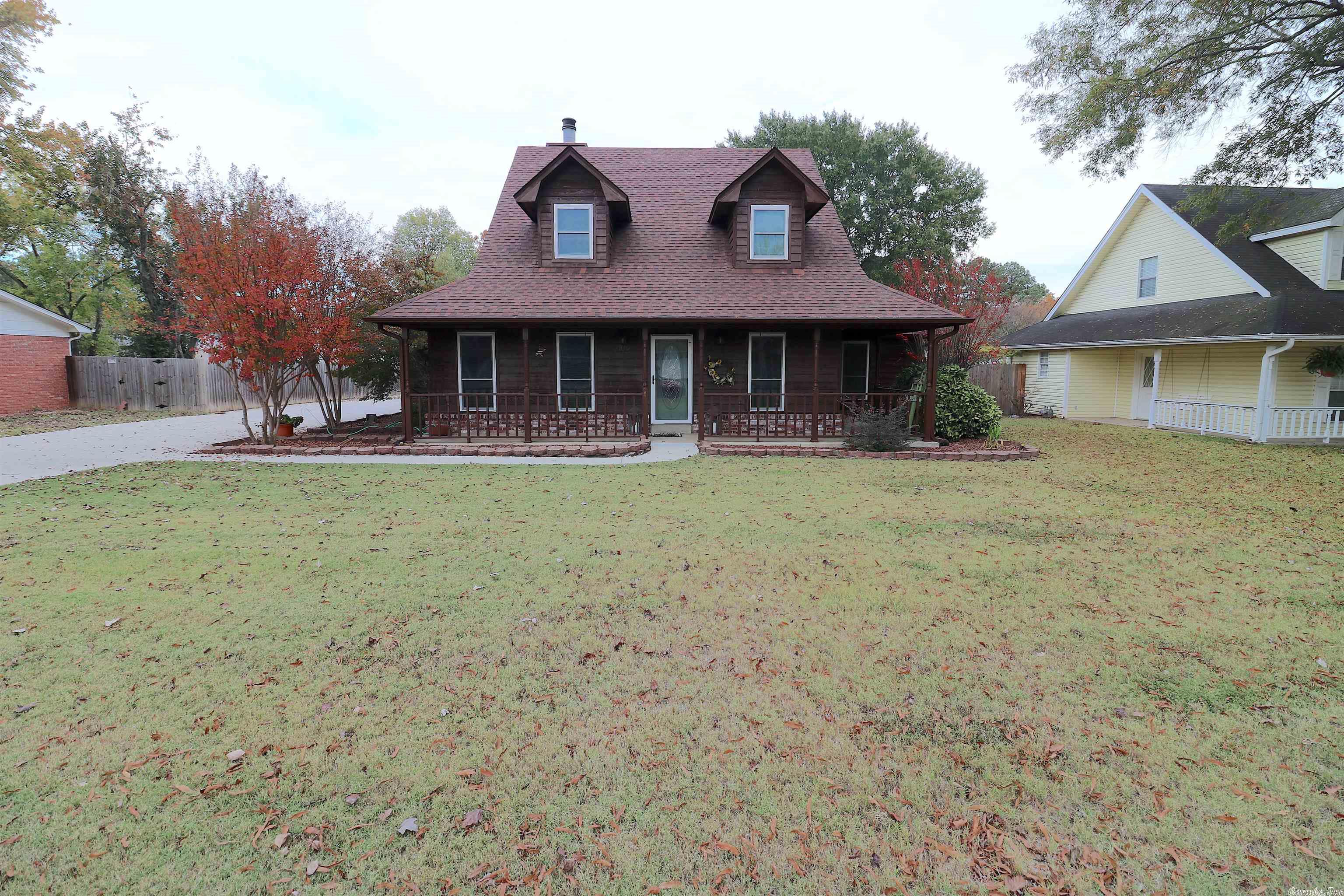 Don't miss out on this beautiful Country style home located in Foxwood.  Under a half a mile from the freeway and 4 miles to LRAFB. Master bedroom downstairs two bedroom upstair.  Both bathrooms have been remodeled. Roof and HVAC units are under 10 years old. All windows in the house were replaced as well. Fully fenced back yard with matching storage shed.