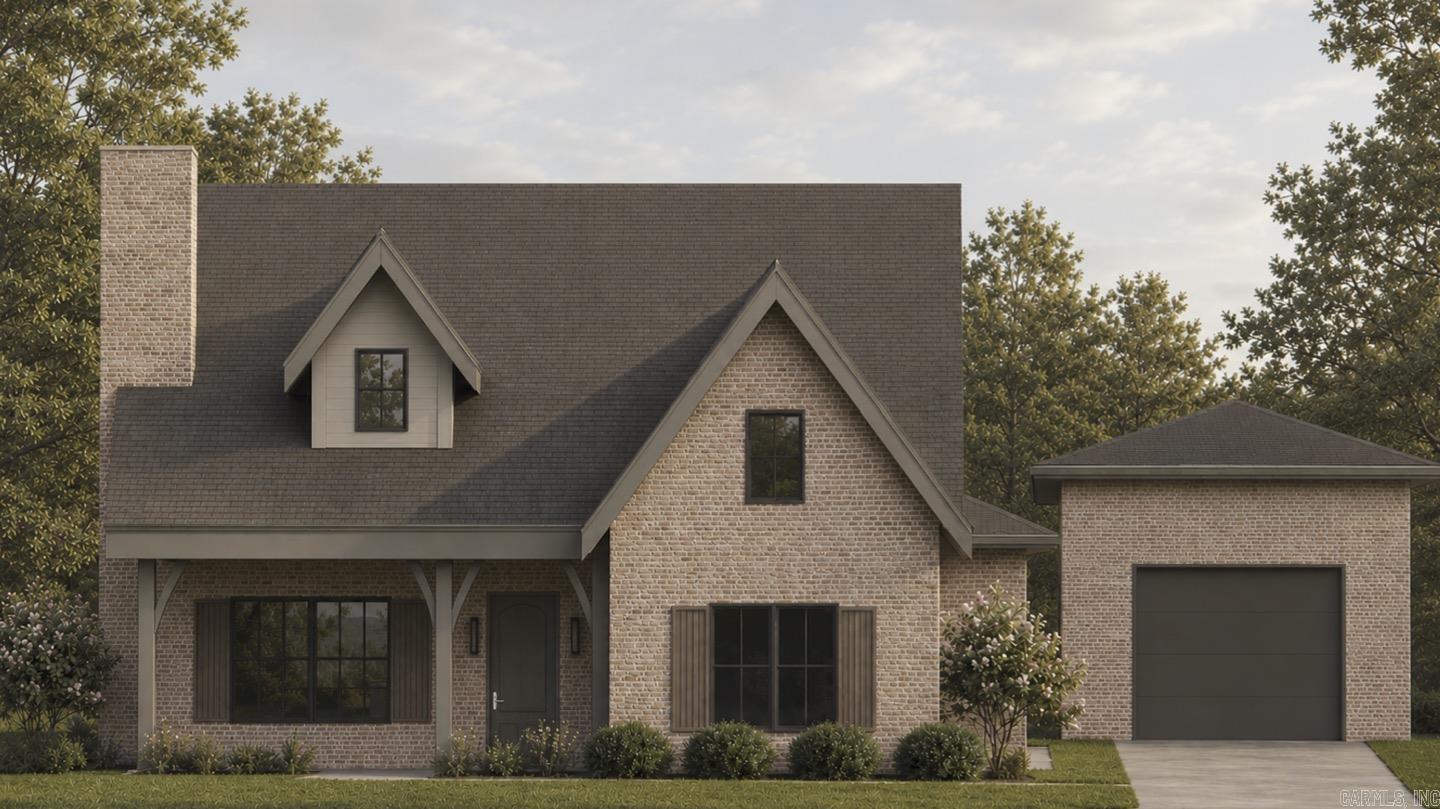 Welcome to this beautifully crafted new construction home by HDZ Structures & Remodeling LLC, located in the heart of Old Town Conway. This 3-bedroom, 2.5-bath home offers 2,369 square feet of thoughtfully designed living space featuring a gas log fireplace and wood beam accents in the dining area. The kitchen is equipped with quartz countertops, stainless steel appliances, a gas range with pot filler, a walk-in pantry, and a formal dining room. The spacious primary suite offers a fully tiled bathroom with double vanities, a sleek stand-up shower, and a relaxing soaker tub, while the additional bathrooms are also fully tiled. Other highlights include LVP flooring throughout, a dedicated laundry room, mud room, covered back porch, and detached 1-car garage. Act now to collaborate with our builder and make this home uniquely yours! Photo is a rendering of the completed home. Agent see remarks.