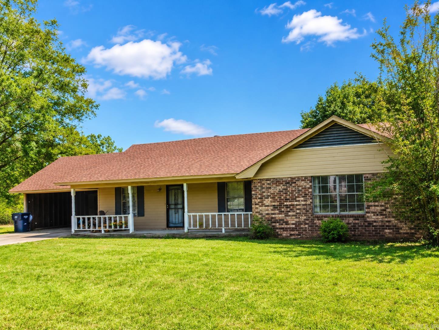 Looking for country living, not too far from the city? This 3-bedroom, 2-bath home is nestled on 3 acres of land just outside the city limits with easy access to I-530.  Home is being sold as-is and has endless possibilities to make it your dream home. Roof and A/C are less than 5 years old. It won't last long, so don't miss out! Schedule your showing today!!