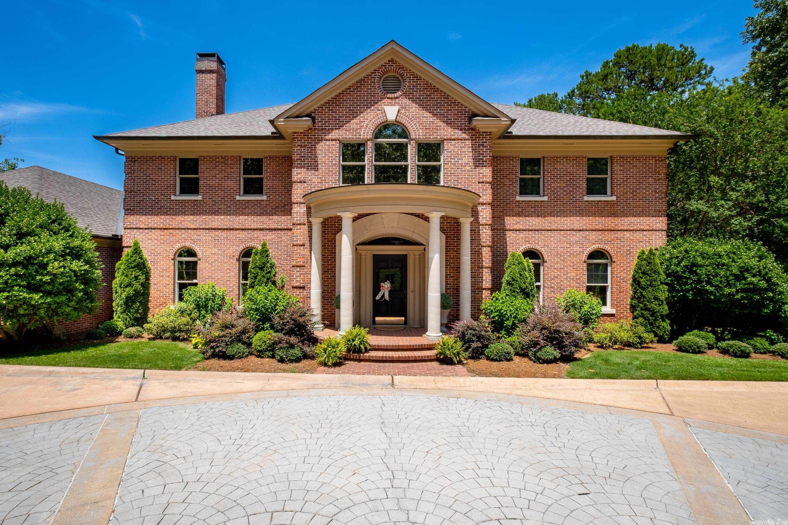 Hickory Hills 5BR/3.5BA home with guest house. This handsome home has it all! Swimming pool, tennis court, play area, elevator, wine cellar and endless storage options. Beautiful sunroom off kitchen. Three gas fireplaces. Guest house has an  1BR/1BA and a Murphy Bed downstairs. Additional pool BR with access from outside. The neighborhood has 24hr guard service at the gate. NOTE Main house is 5,217 with a 150 sf pool bath & guest house with 1,588 sf to total 6955 sq ft. Please see Agent & Showing Remarks.