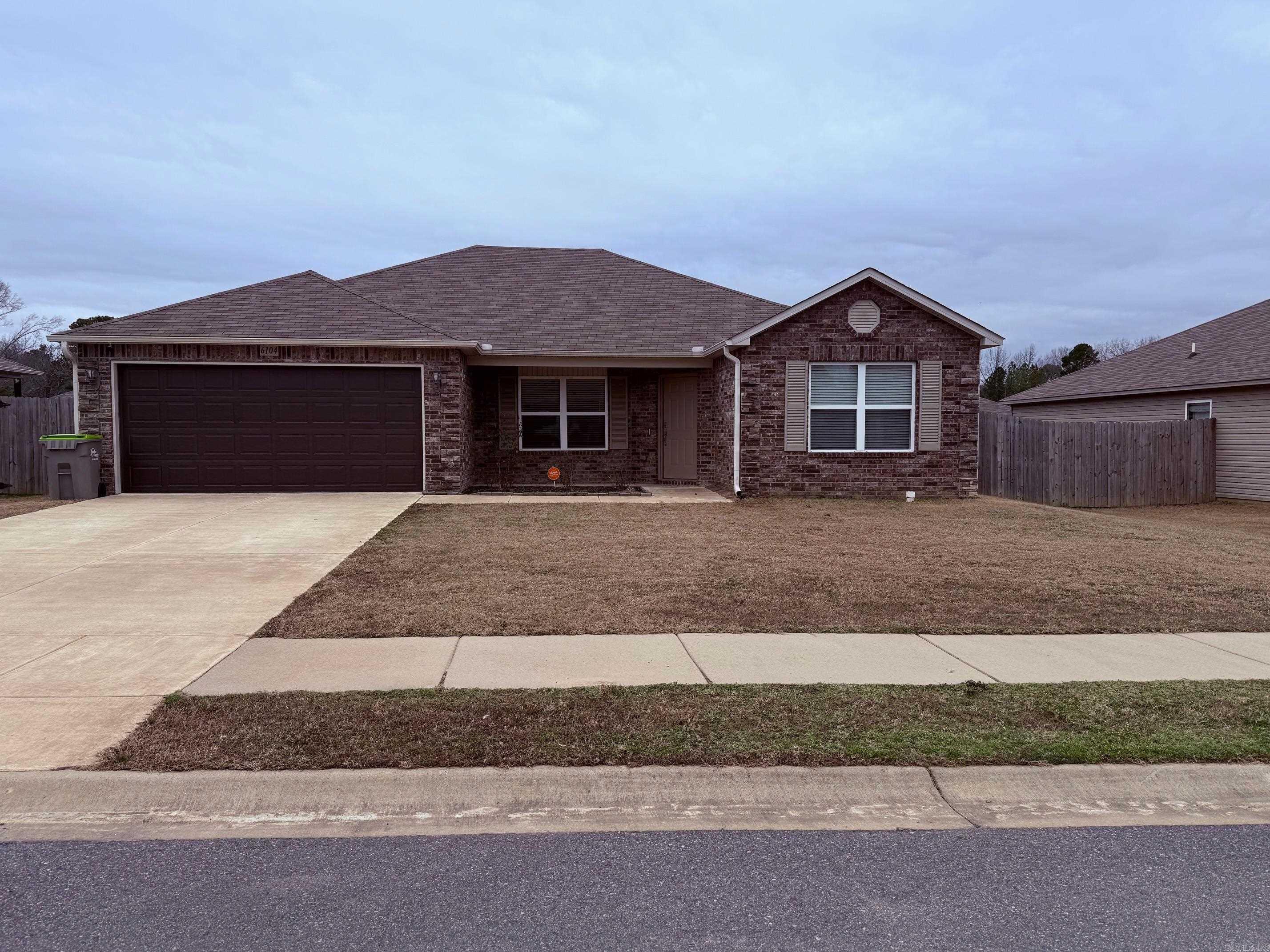 Welcome to 6104 Gordy in Alexander, AR! This charming 4-bedroom, 2-bathroom home features a fenced-in yard, perfect for enjoying outdoor activities and providing privacy. The open floor plan allows for easy flow between the living room, kitchen, and dining area, making it ideal for entertaining guests or spending quality time with loved ones. The pantry provides ample storage space for all your kitchen essentials, keeping everything organized and within reach. Don't miss out on the opportunity to make this house your home! This property will accept section 8