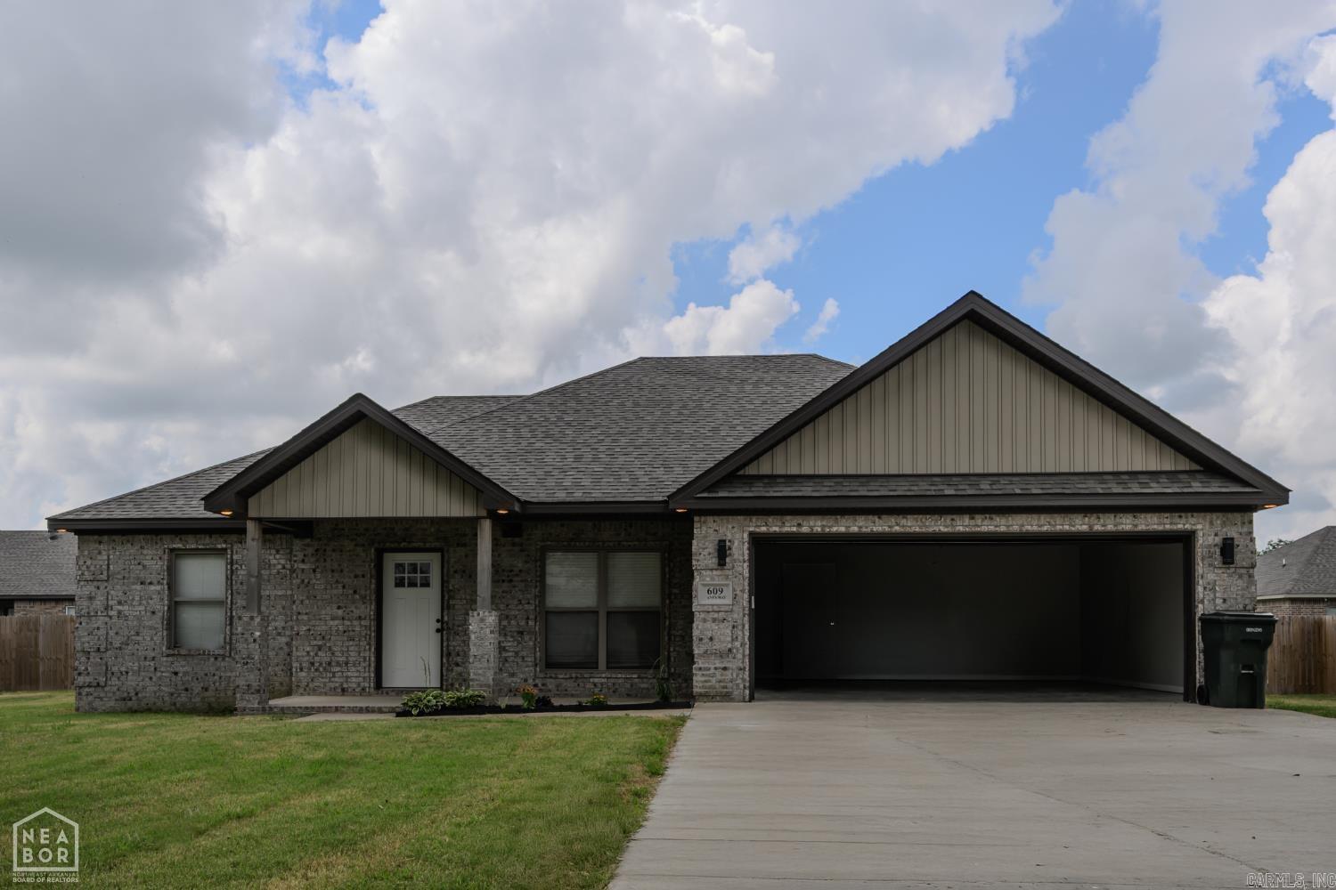 609 Lanes Way is a turn- key beauty with All the right updates. Fresh paint, flooring, and light fixtures throughout. A 4 bed, 2 bath 1681 sq ft home featuring a walk- in tile shower, 2 car garage and an already fenced backyard.