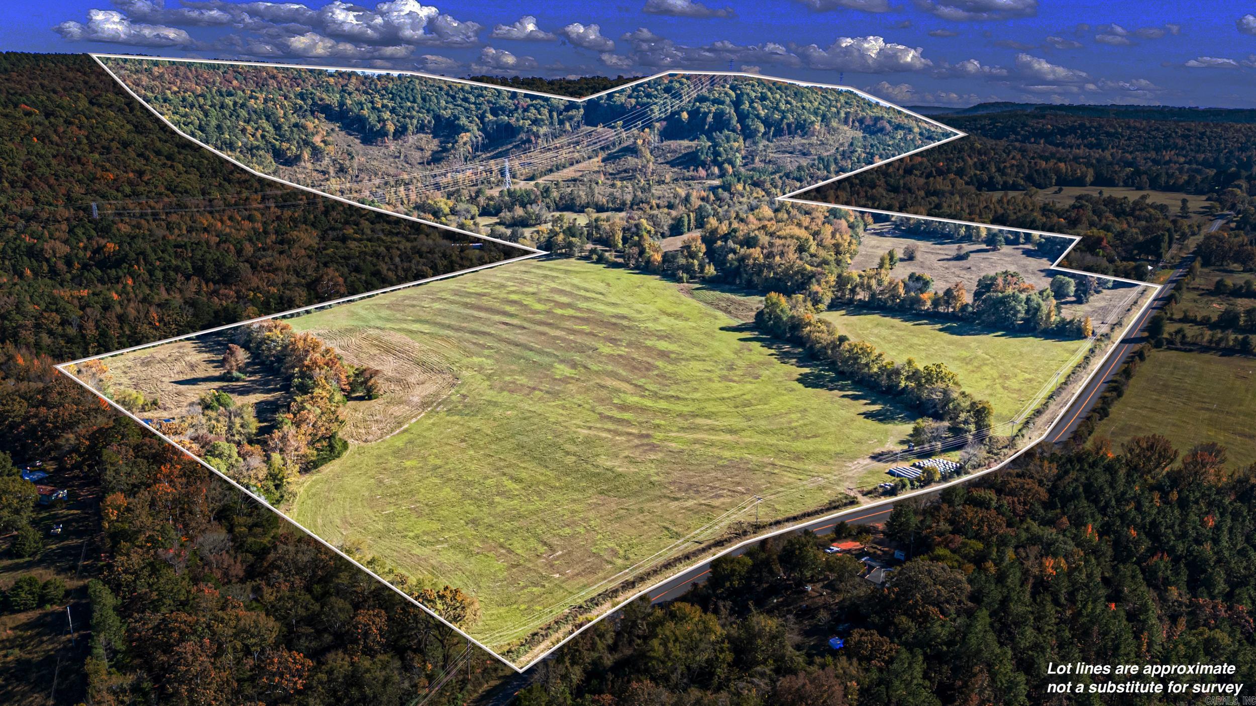 One of the few remaining large tracts of land, it boasts both pasture and woodland. This would be an outstanding hunting lease or place to call your forever home. The pastureland is ready to run your livestock on or to cut hay. Big Piney Creek is just minutes away for water recreation, whether it's fishing, kayaking, canoeing, swimming, or simply roasting hot dogs by the fire. Suppose 177 ac +/- isn't enough room to hunt on, the Ozark-St. Francis National Forest is also minutes away. Rare gem of land and a must-see!