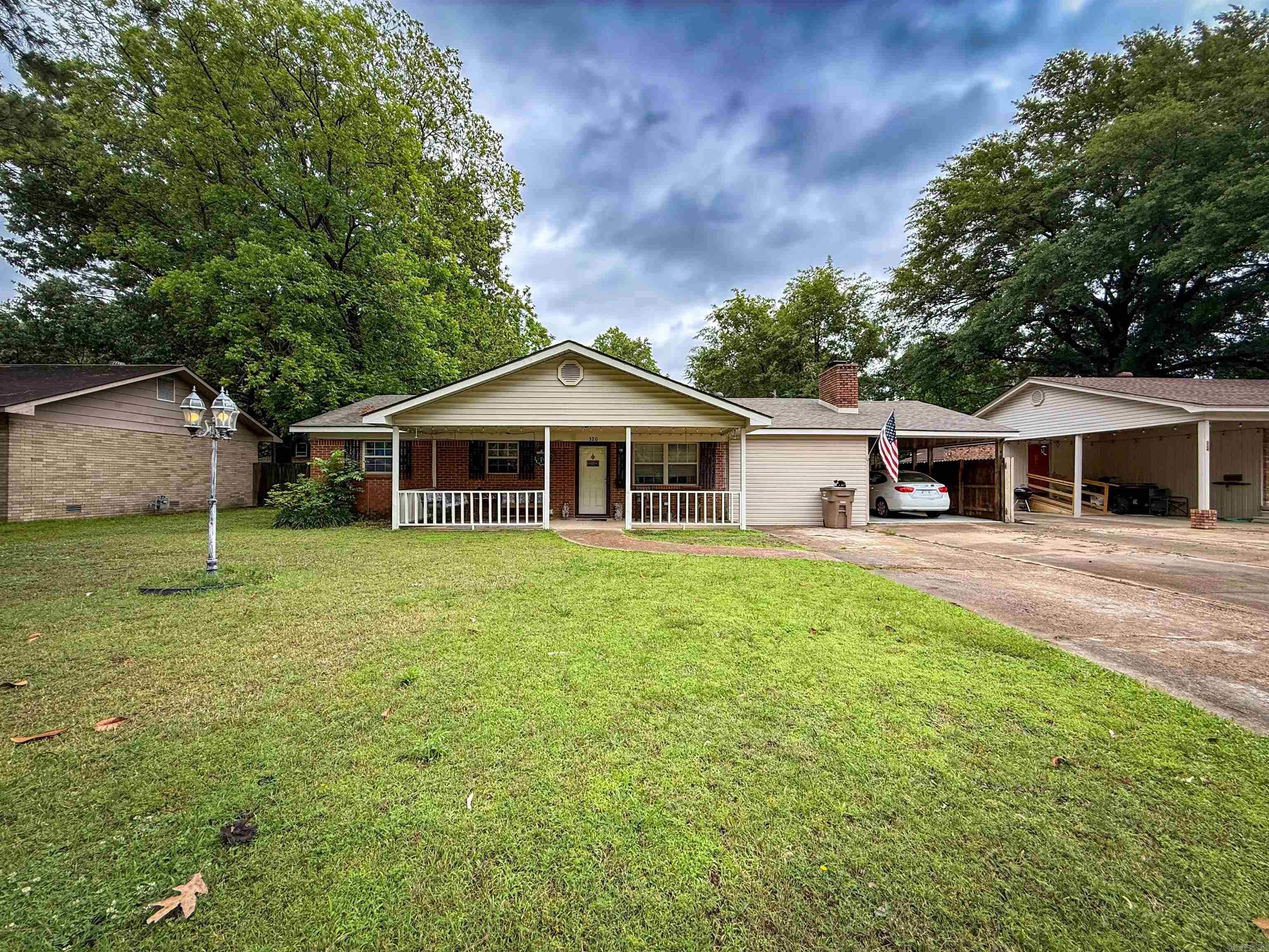 Welcome home to this adorable and cozy 3-bedroom, 1-bath home full of charm and comfort! Built in 1970, this well-loved home offers a warm and inviting feel with a beautiful fireplace perfect for cozy evenings at home. The spacious kitchen provides plenty of room for cooking, gathering, and making memories.   Enjoy your morning coffee on the cute front porch or relax in the evenings on the covered back porch overlooking the fenced backyard — ideal for kids, pets, or entertaining. A storage shed adds extra convenience and space for tools, hobbies, or outdoor equipment.   Whether you’re looking for your first home, downsizing, or searching for an investment opportunity, this cute and comfortable property is full of potential and ready for its next owner!
