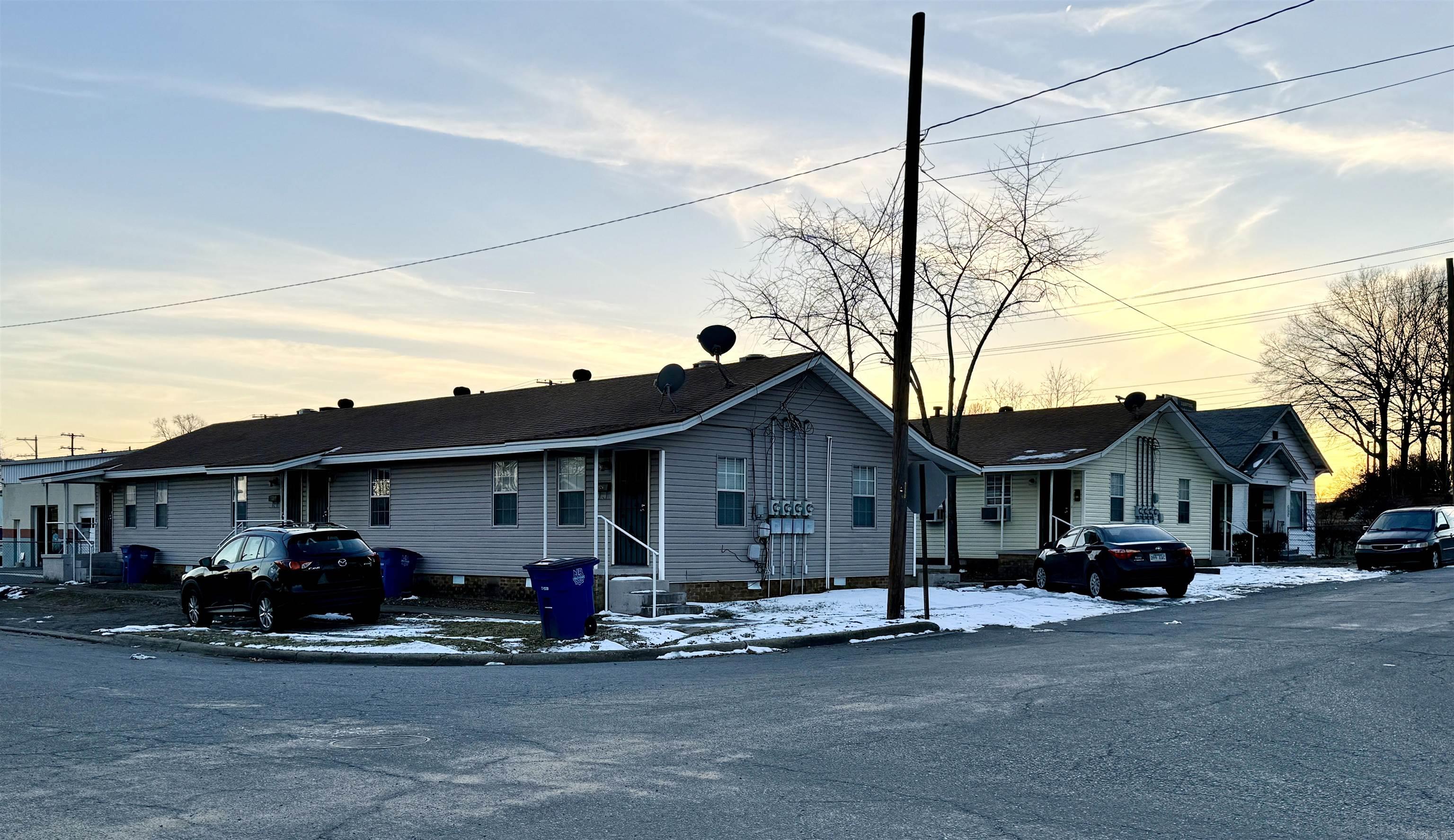 Property sold before listed is two buildings with 4 units each.