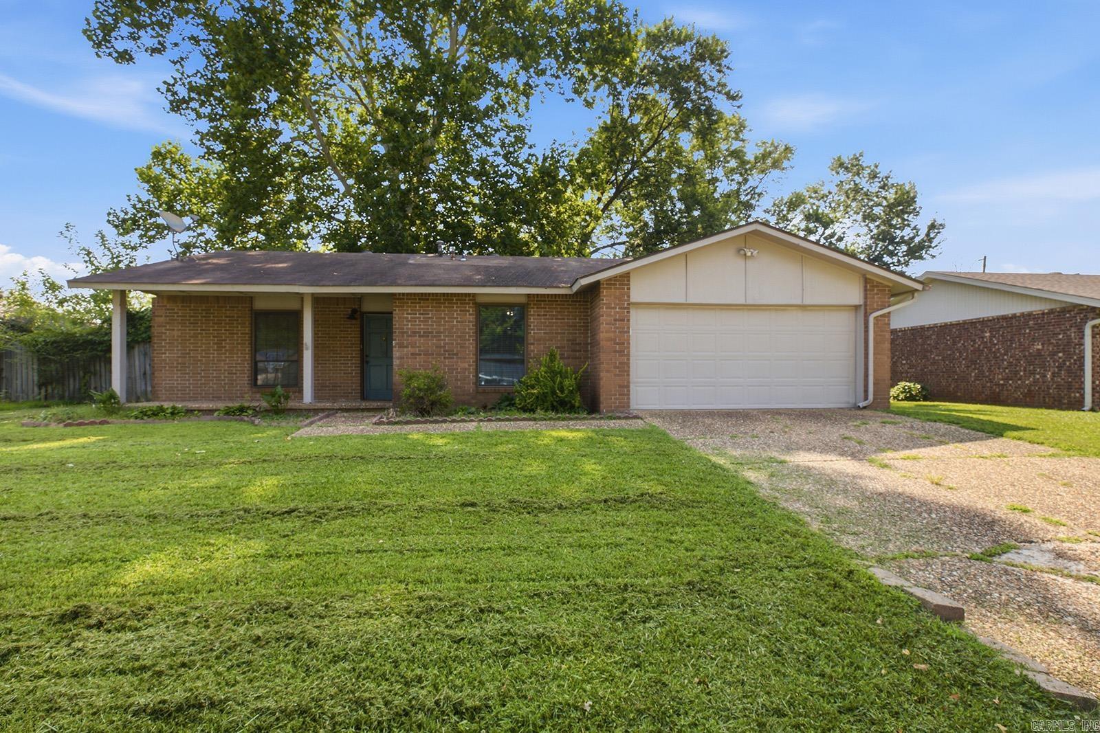 Welcome to 19 Creekridge Circle in Sherwood! This well designed 3 bedroom, 2 bath home offers 1,462 square feet with an inviting open concept layout that makes everyday living and entertaining feel effortless. The split bedroom floor plan provides added privacy, with a comfortable primary suite separated from the secondary bedrooms.  Outside, you’ll find a generously sized yard with room to relax, play, garden, or create your ideal outdoor space. Conveniently located near shopping, dining, and easy access to Little Rock Air Force Base, this home combines comfort, function, and location. Plus, the roof will be replaced at closing! offering added peace of mind for the next owner. Don’t miss the opportunity to make this Sherwood home yours! Call now for your own private showing! Agents see remarks!