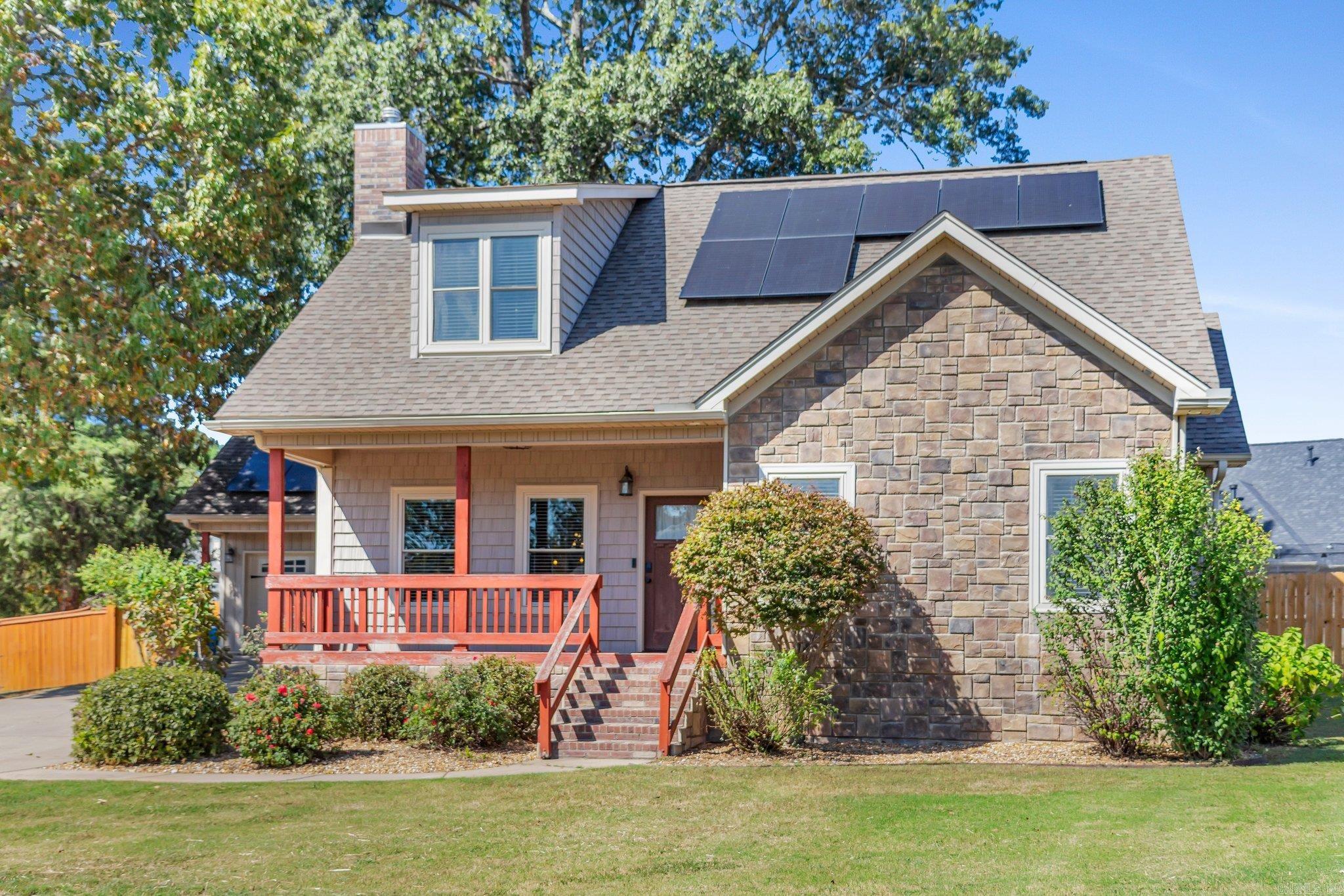 Seller will pay off solar panels in full at closing.  Welcome to 3105 Debra Gaye Drive in Bryant, AR! This stunning 4-bedroom, 3-bathroom home offers 2,716 sq. ft. of luxury and smart design. The massive primary suite is a true highlight, featuring a spa-like bathroom with a charming clawfoot tub, a huge walk-in closet, and direct access to the laundry room—making everyday life a breeze. The modern kitchen is perfect for both family meals and entertaining guests, with high-end finishes and ample space.  Step outside to enjoy the brand-new deck and spacious backyard, ideal for gatherings or a peaceful retreat. The upstairs area provides flexibility for an office, guest space, or media room—whatever suits your lifestyle!  This home goes beyond beauty and comfort with the addition of solar panels. Say goodbye to power bills forever as you generate your own energy and enjoy sustainable, cost-free living.  With its combination of style, functionality, and energy independence, 3105 Debra Gaye Drive is truly a rare find. Don’t miss out on this incredible opportunity!