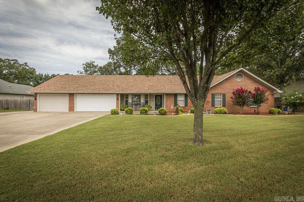 See this Charming 4 bedroom, 2 bath home plus an Office today! This home has amazing curb appeal w/ tons of landscaping. Family room is oversized with a cozy fireplace. Eat in Kitchen is spacious with island, bay window and separate formal dining area. Master Suite has walk in closet and oversized tub/shower. Lots of Extra Storage. 3 car Garage. Brand New Roof! Huge Backyard with mature trees, storage building and oversized patio for entertaining! Don't miss this one!