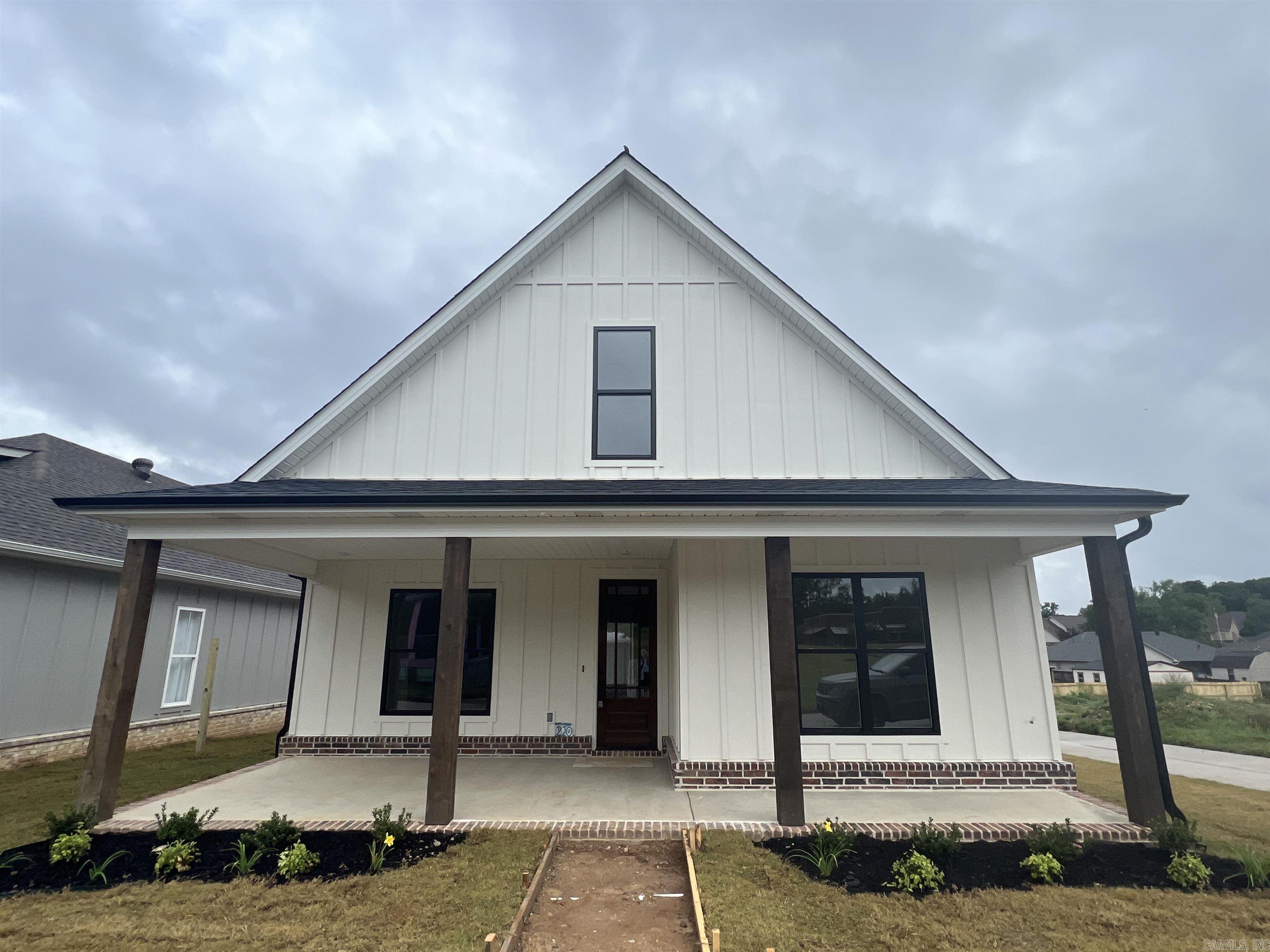 $10K IN BUILDER CREDITS WITH APPROVED OFFER!  Adorable Craftsman style home in Bryant's most unique community! Enjoy designer curated finishes, front porch living, and amazing amenities such as a community pool, park, and seasonal Farmers Market. This home features an open concept floor plan perfect for everyday life or entertaining family and friends plus a completely separate upstairs en suite! Quality and craftsmanship from AR Times' Best Home Builder of 2022 are just added perks of this adorable home. This beauty is nearing completion and is ready for YOU! Claim it today!