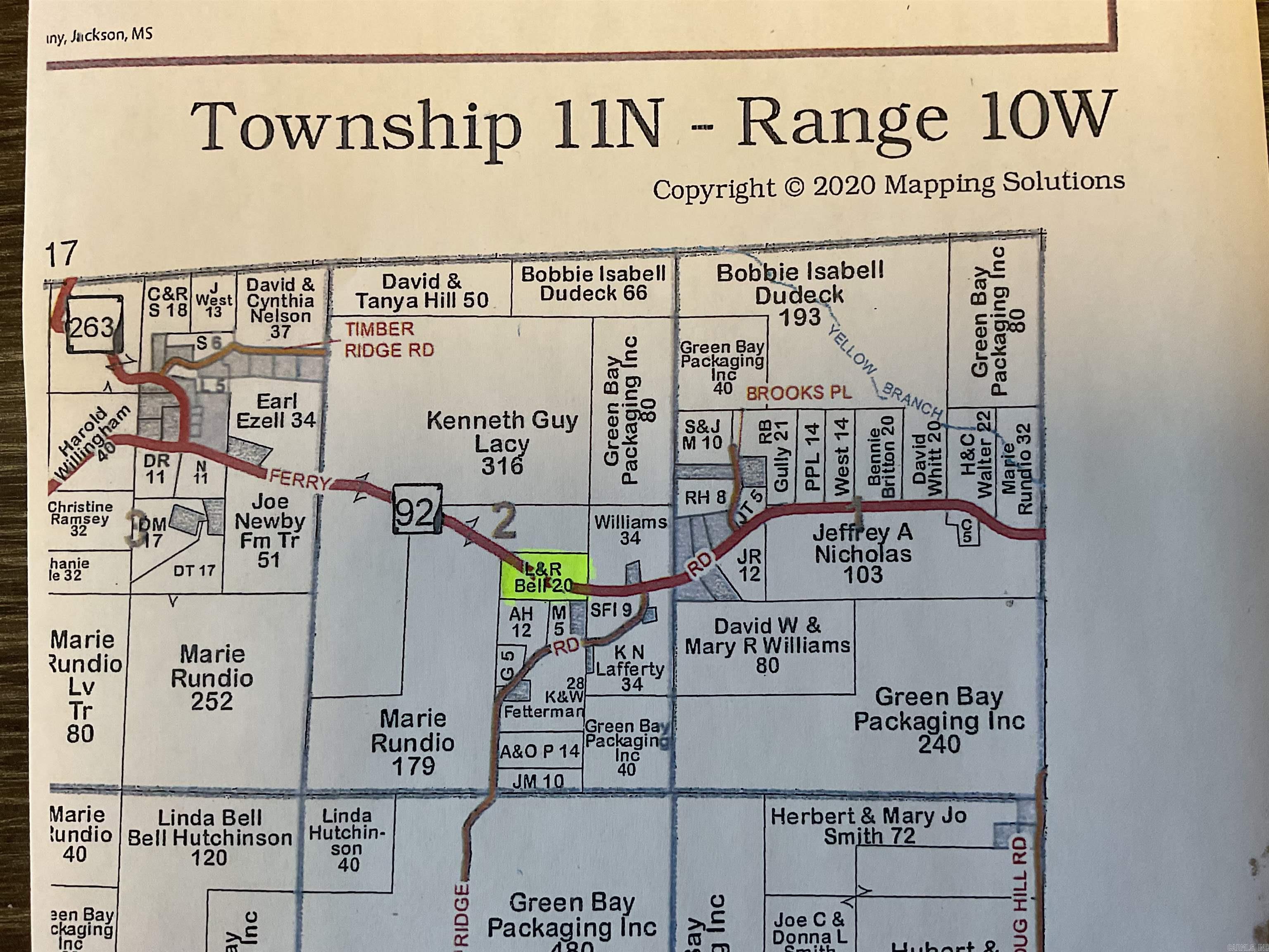 20 ACRE TRACT WOODED WITH APPROX. 10 ACRES LYING ON EACH SIDE OF HIGHWAY TO GIVE YOU AMPLE HIGHWAY FRONTAGE FOR A BUSINESS AS WELL AS A NEW HOMESITE. OLDER HOME ON PROPERTY THAT WOULD NEED ALOT OF TLC TO MAKE LIVEABLE.  HUGH OAK TREES COULD BE SOLD OFF TO REDUCE YOUR INVESTMENT. LAND LAYS MOSTLY LEVEL TO A GENTLE SLOPE.   NO RESTRICTIONS.