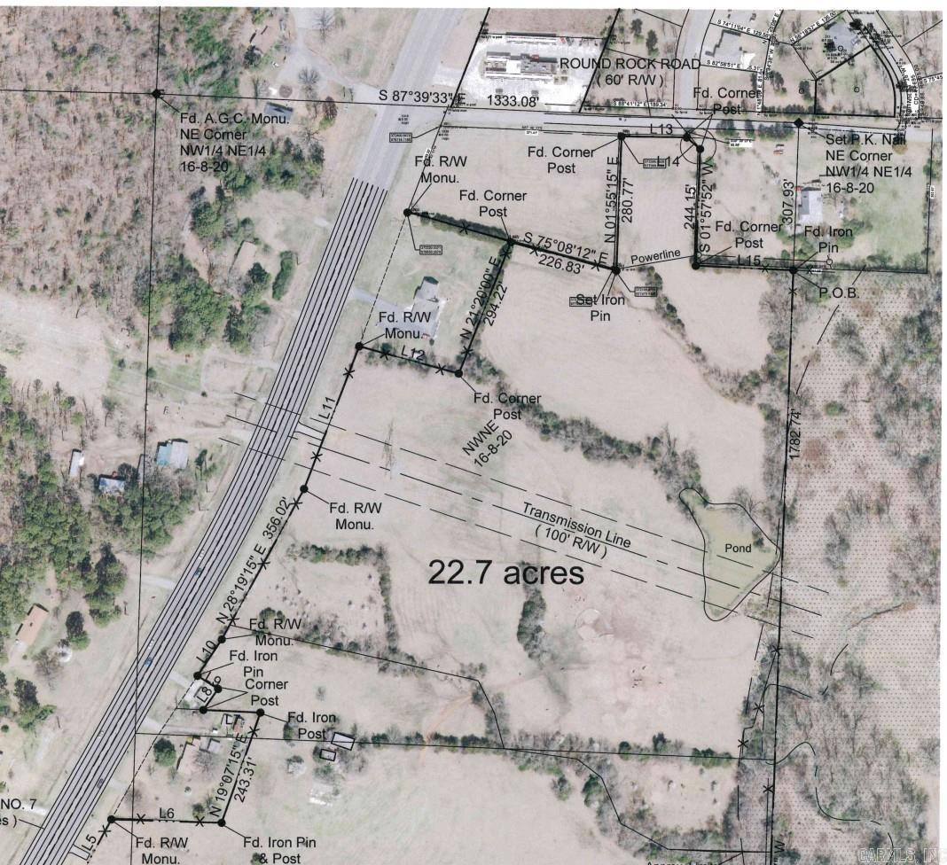 Located right off of Round Rock Rd this 22 acres offers endless possibility.  With numerous potential building sites you have room for your next dream home and hobby farm combined! This parcel features open ground, wet weather creek and pond. The property can also be purchased with adjacent 22 acres to combine to approx 44 acres if needed.