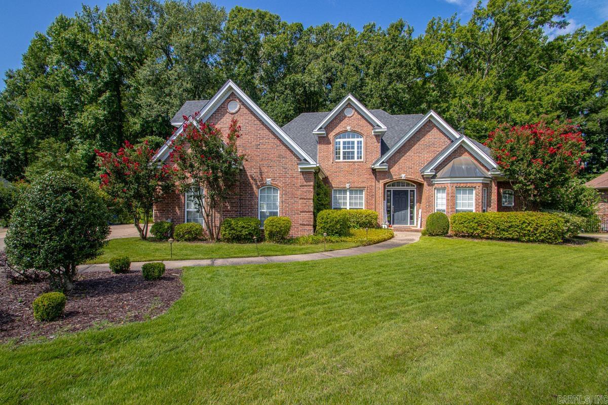 Welcome to 126 Grenoble in Maumelle, where timeless design meets everyday comfort on one of the city's most desirable golf courses. This designer-inspired home offers an exceptional floor plan with thoughtfully curated spaces that provide both functionality and style for today's family. The spacious primary suite is a true retreat, featuring a private screened-in-sunroom, perfect for enjoying your morning coffee or unwinding in the evening, and an oversized en suite bathroom designed for relaxation. At the heart of the home, the beautifully appointed kitchen opens to a warm and inviting hearth room with a cozy fireplace, creating the perfect gathering place for family and friends. Upstairs, you'll find even more room to spread out with a versatile landing area, a dedicated media room, and an additional one and a half bathrooms, making it an ideal space for movie nights, gaming, or a private retreat for family and guest. Step outside to your own backyard oasis featuring a spacious patio, an elegant pergola, and peaceful views of the golf course. Backing to green space with no immediate rear neighbors, this outdoor setting offers both privacy and beautiful scenery year-round.