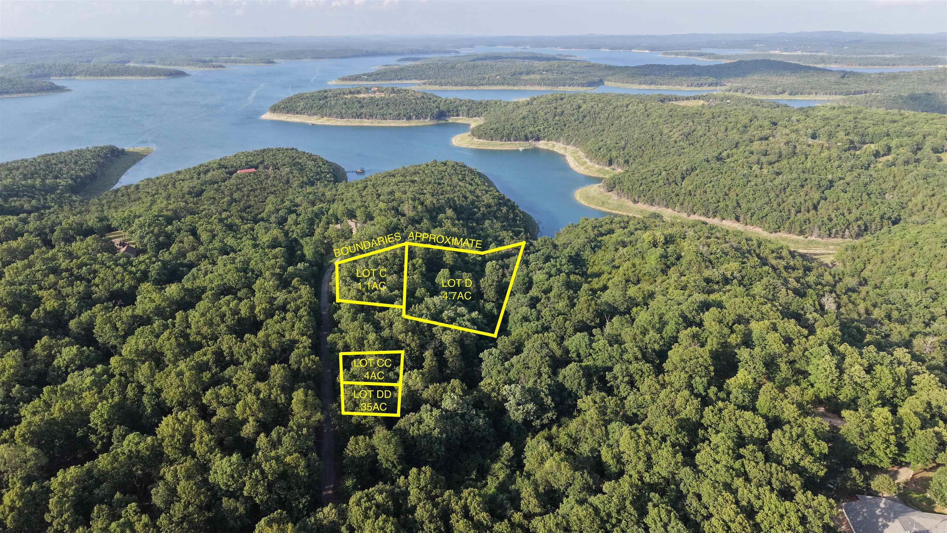 Rare Opportunity – 6.55 Acres in Webbs Landing Subdivision Discover a rare opportunity to own four lots totaling 6.55 acres in the desirable Webbs Landing Subdivision on Bull Shoals Lake. Offering privacy, natural beauty, and flexibility, this property is ideal for a dream home, vacation retreat, or investment opportunity. Lot C includes a well, and septic permits are already on file for Lots C and D, helping reduce both time and expense as you prepare to build. Enjoy mature trees, abundant wildlife, and a peaceful setting, all while remaining conveniently close to area amenities and outdoor recreation. Whether you're seeking a private homesite, multiple building opportunities, or acreage to enjoy for years to come, these lots offer exceptional value and versatility. Don't miss your chance to own a slice of Ozark’s Lake Life!