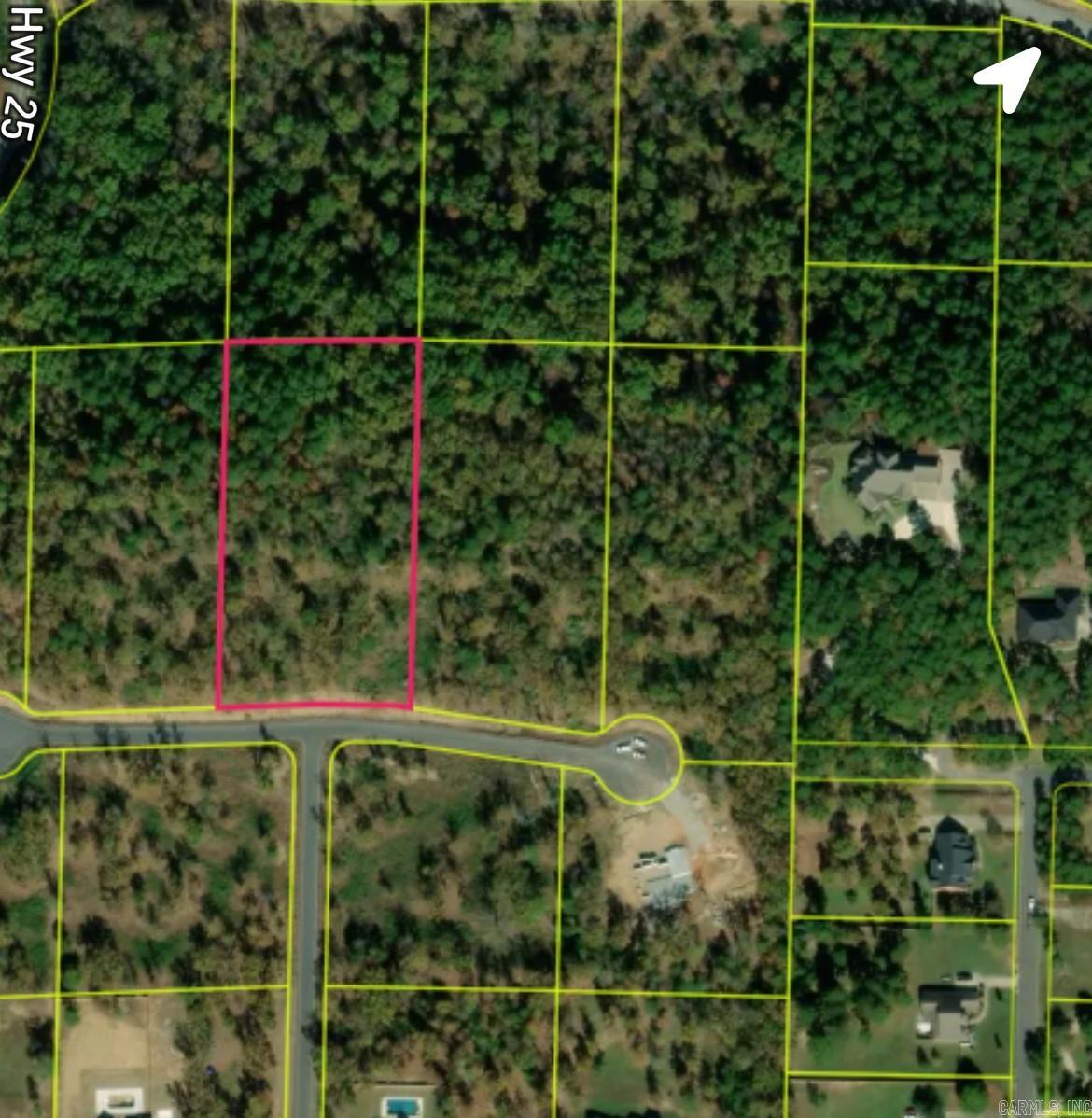 3  acre lot in the North Wood Estate subdivision located on a cul de sac road. Beautiful estate size lots just inside the city limits! This gate community features minimum of 3 acre lots with a 3000sf building minimum. Conway Corp utilities, septic required. Natural Gas. Use any builder. Covenants and Restrictions. Must have gate code to enter for showings. See MLS # 25021322 or 25021325 for other available lots.