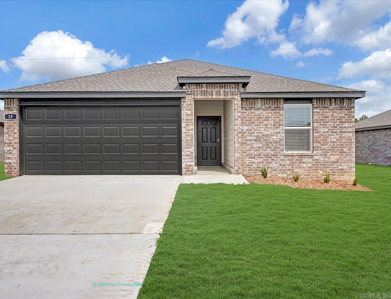 Charming Conway plan with 5 Bedrooms, 2 baths, and a 2-car garage! These homes feature LVP flooring with carpet in the bedrooms and closets! Kitchen features granite countertops and an undermount kitchen sink! LED Lighting throughout! Primary bedroom with have a walk-in shower, granite counters and a walk-in closet! Brick exterior with Hardie® siding per plan and Architectural shingles. Programmable thermostat! Special Builder warranty. Ask for details. Photos may be renderings/stock photos! HOA fees will be used for management. HOA/POA dues are not yet determined, the amount is estimated. HOA will have a $75 transfer fee. Taxes are estimated.