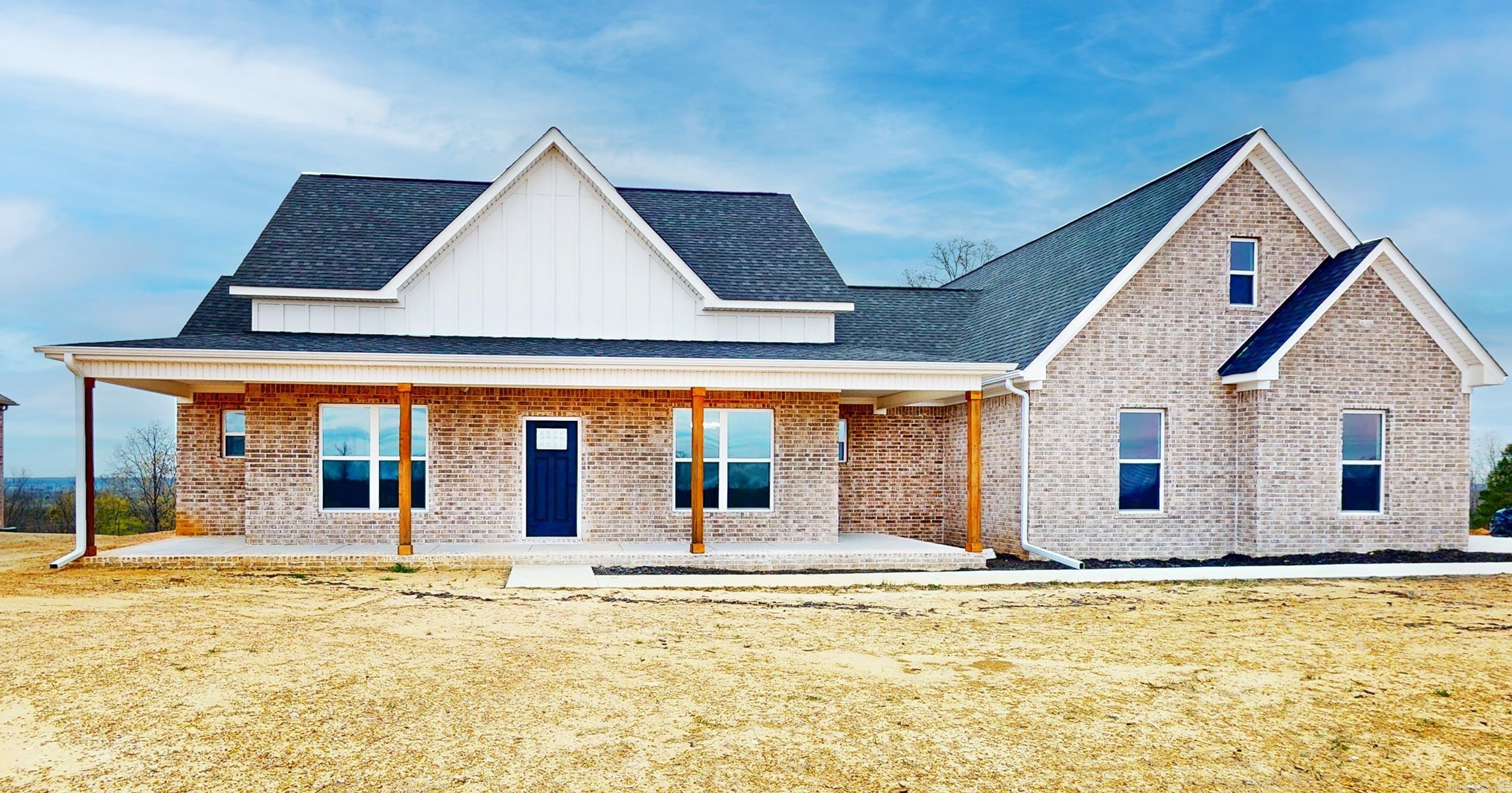 Check out the views off the covered back porch of this new construction home in Seven Point Lake Subdivision! Home will offer all Luxury Vinyl plank floors throughout, quartz counters, stunning cabinets, & an electric fireplace. Separate dining room greets you as you walk in the front doors to take in this open floor plan. Kitchen will have island with breakfast bar. Split floor plan with primary bedroom close to kitchen and laundry. Upstairs will have bonus room with a closet so it could also be used as a fourth bedroom. HOA gets you access to a community lake, walking trail, and a gated entrance for the neighborhood.