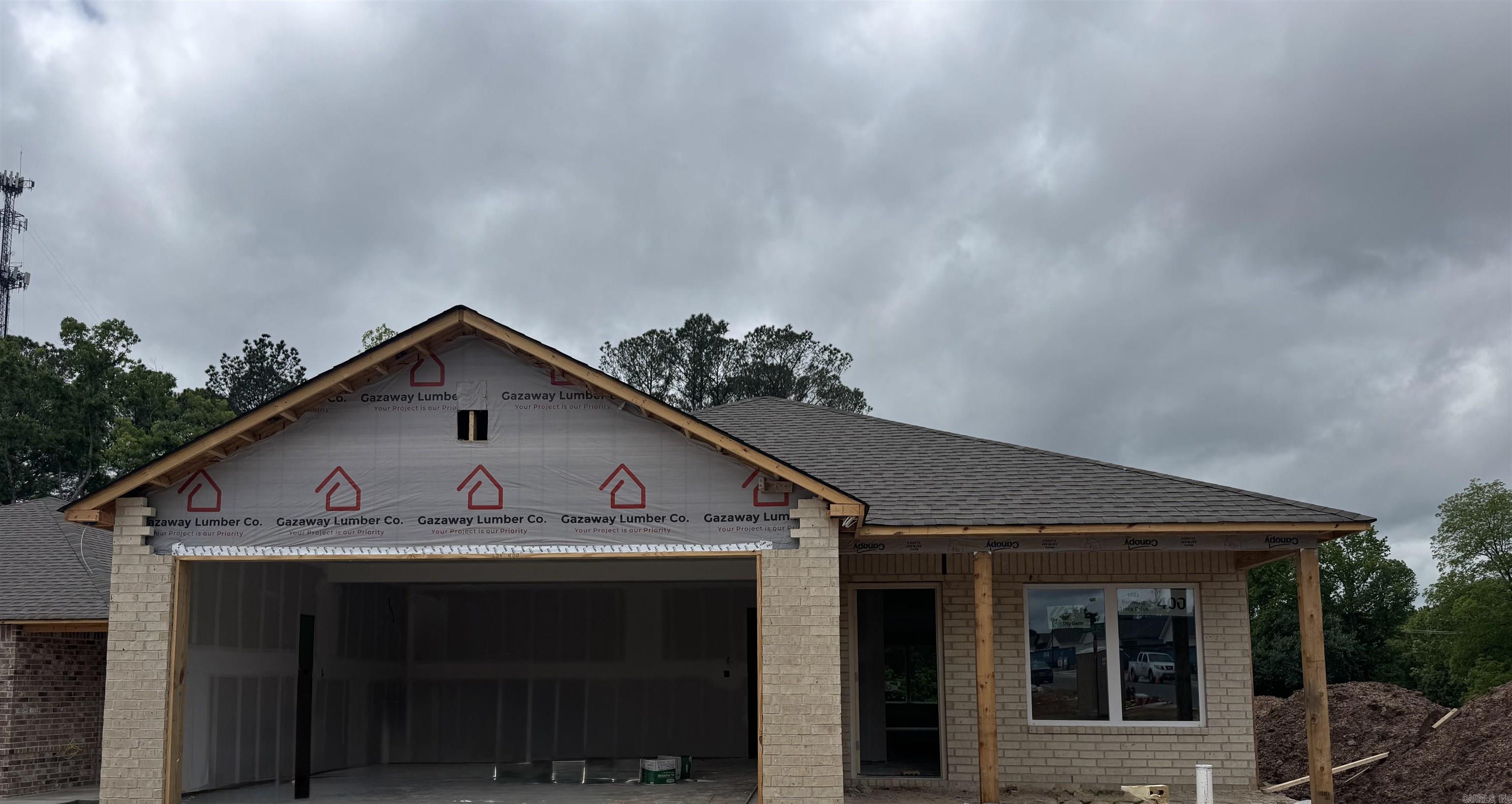 The appealing  Carlisle plan is rich with curb appeal with its welcoming covered entryway and front yard landscaping. This one-story home features 3 bedrooms, 2 bathrooms, as well as a flex room. The living room is an open layout into the dining area and kitchen. Enjoy abundant counterspace and a large pantry as well! The master suite features a walk-in closet. The laundry room, conveniently located just off the garage, is perfect for any sized family. Learn more about this home today!    **SEE SHOWING REMARKS & AGENT REMARKS FOR IMPORTANT INFORMATION**