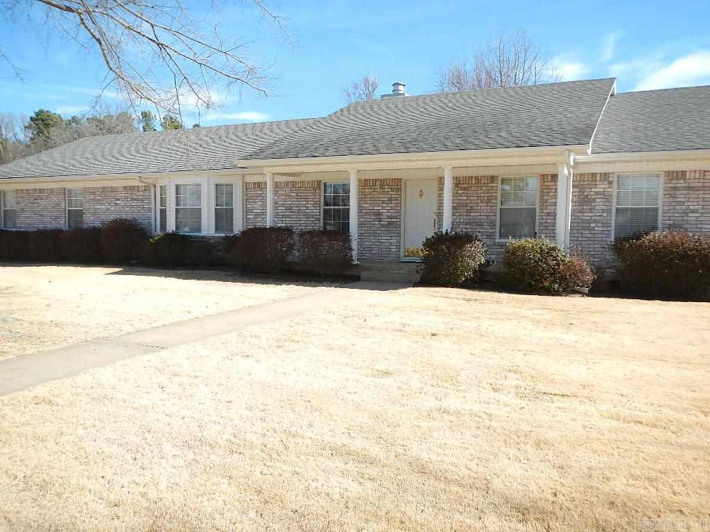 A hard find in Little Rock- One story house with 3 car garage, on a corner lot!!! Lovely 3 bedroom, 2 bath, large great room, formal dining and eat-in kitchen with bay window. Needs a little updating. Exterior is all brick and vinyl. All rooms nice size.  Very nice home. Refrigerator conveys.  Seller must have 2 hour notice to show.