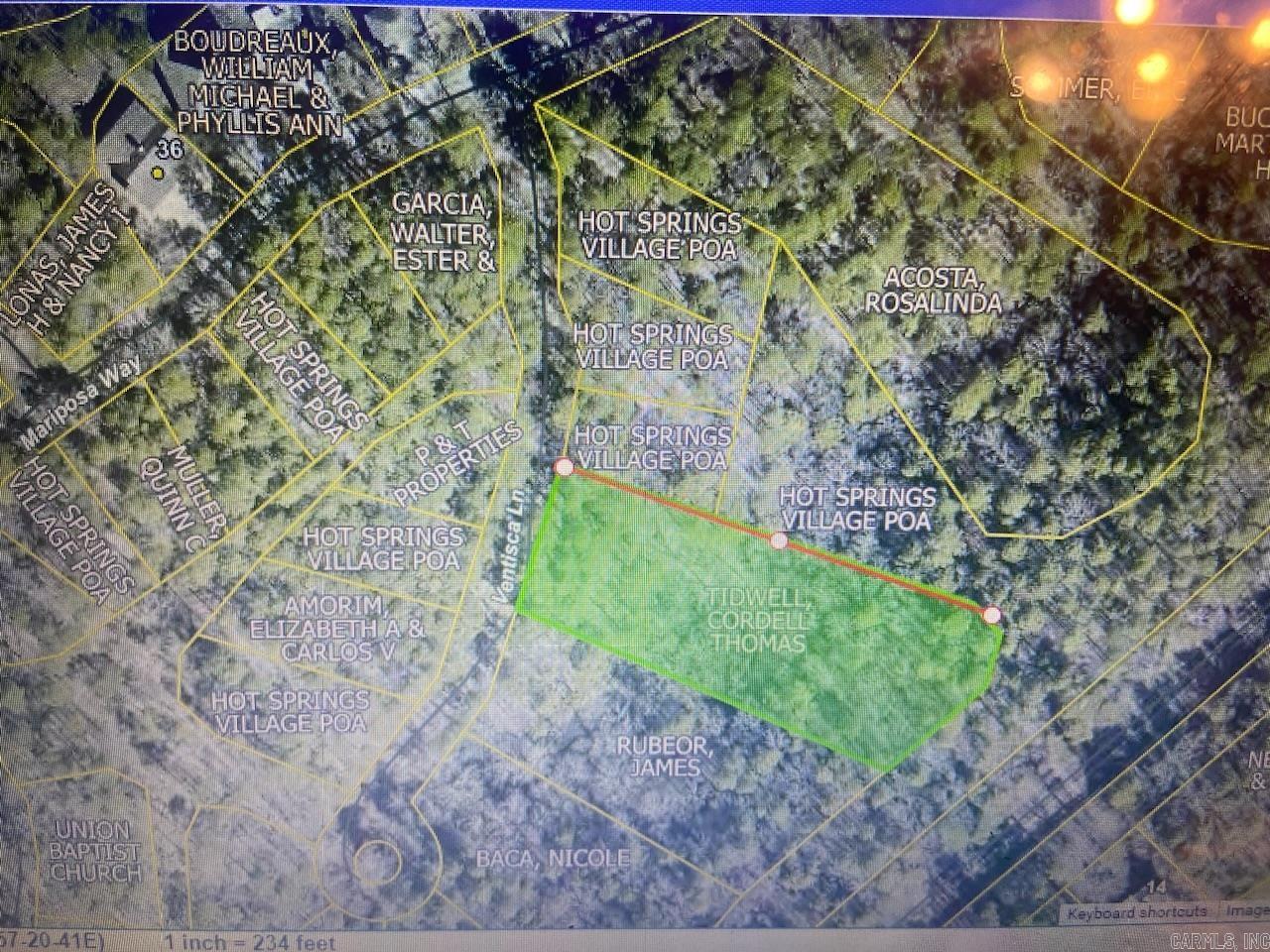 Nice vacant wooded lot located at 8 Ventisca Lane in Hot Springs Village, a gated community offering lakes, walking trails, fitness centers, and more. Enjoy a peaceful setting with access to all Village amenities. Perfect spot to build your future home or investment property. Buyer to verify utilities, HOA, and Zoning.