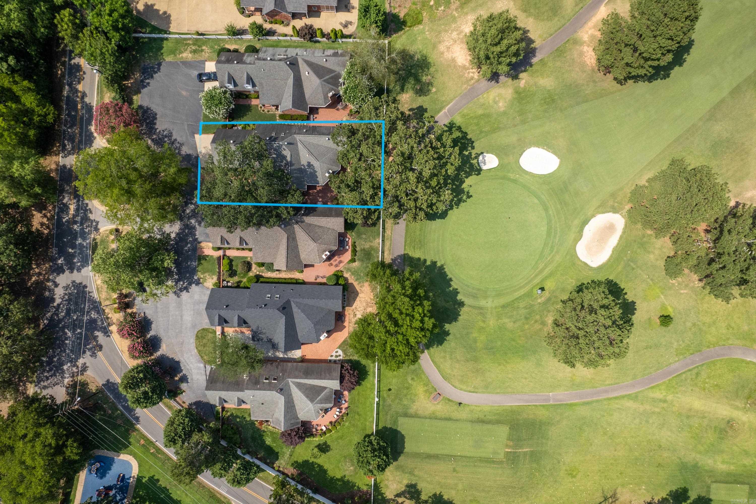 The ultimate golf course living right on the 4th hole of the Hot Springs Country Club Course. One owner home. With a little updating what an awesome home you could have. Imagine sitting out back with the views of the greens in both directions.  Centrally located close to shopping and medical facilities. Open living concept. Two bedrooms and two bathrooms downstairs . One large bedroom, bath, and sitting area upstairs. Great for entertaining. Chimney sweep inspected chimney in September 2023.