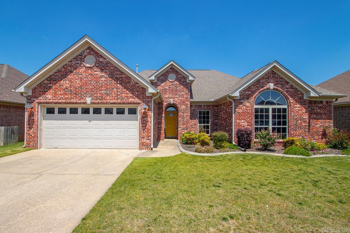 Beautiful and well-maintained home offering 3 bedrooms plus an office that is currently being used as a 4th bedroom! From the moment you walk through the entryway, you’ll appreciate the inviting layout, tall ceilings, crown molding, and abundant natural light. The kitchen features a large breakfast bar, plenty of cabinet space, and opens perfectly to the living and dining area for easy entertaining. The primary suite offers double sinks, separate tub and shower, and oversized his-and-her closets. Guest bathroom includes a large vanity with excellent storage space. The oversized laundry room is complete with cabinets and a convenient shop sink. Step outside to enjoy the covered back patio overlooking the fenced backyard featuring a unique outdoor brick wood-burning fireplace, perfect for relaxing or entertaining, plus an outdoor playset that conveys! Additional features include a sprinkler system and great curb appeal. This home has so much to offer!