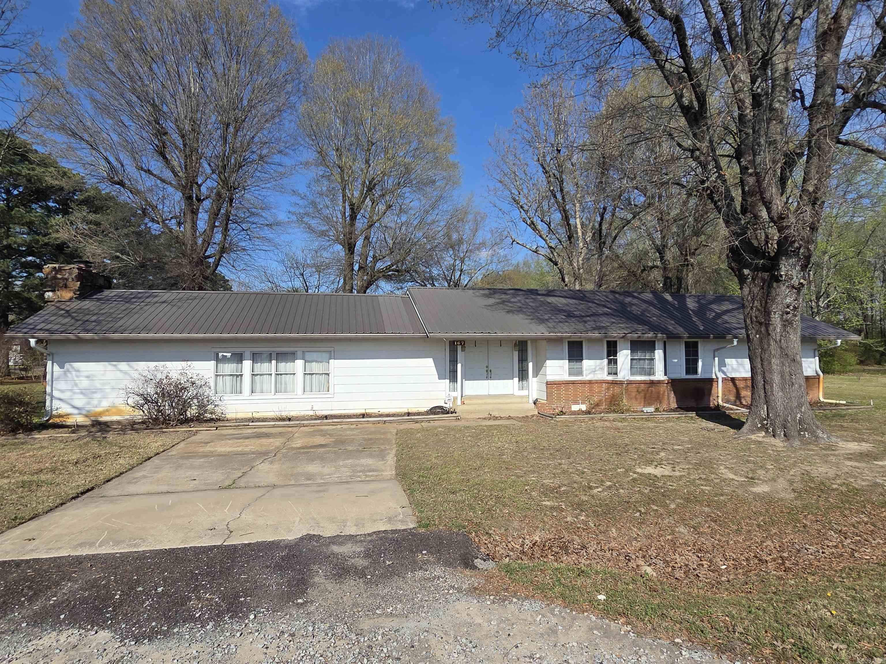 Large home on 3.7 acres in Bald Knob. This home features a large 30x60 shop with 3 bay doors and a kitchenette and half bathroom. It also provides a mosquito and bug mister for peaceful summer days outside to enjoy family on the deck. It has metal roof, storm shelter, and mature trees for shade.  This home is very spacious at 2528 square feet with 2 living areas. Home will be sold as is. Agents see showing remarks.