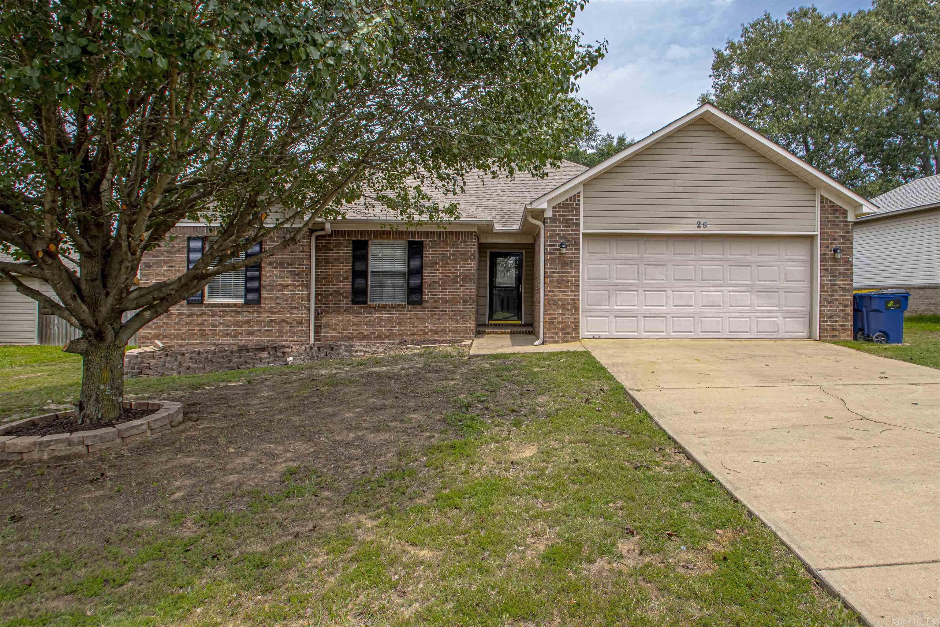 This 4 bedroom 2 bath homes has been freshly painted throughout as well as brand new flooring. The living room features a double tray ceiling with a fireplace. You will love the all the windows in the living and kitchen that look into the expansive backyard. The backyard has a double gate on the left and an oversized deck. The kitchen features granite countertops and stainless steel appliances. The master suite features a tray ceiling with a shower, soaking tub, double vanities, and a great master closet. Come see this home today!