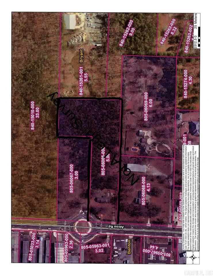 THIS PROPERTY IS OFFERED AS A COMMERCIAL TRACT. IT IS LOCATED ABOUT ONE MILE FROM 1-30 ON ALCOA EXCHANGE. THERE IS AN ADDITIONAL 3 ACRES ADJOINING ON THE NORTH.