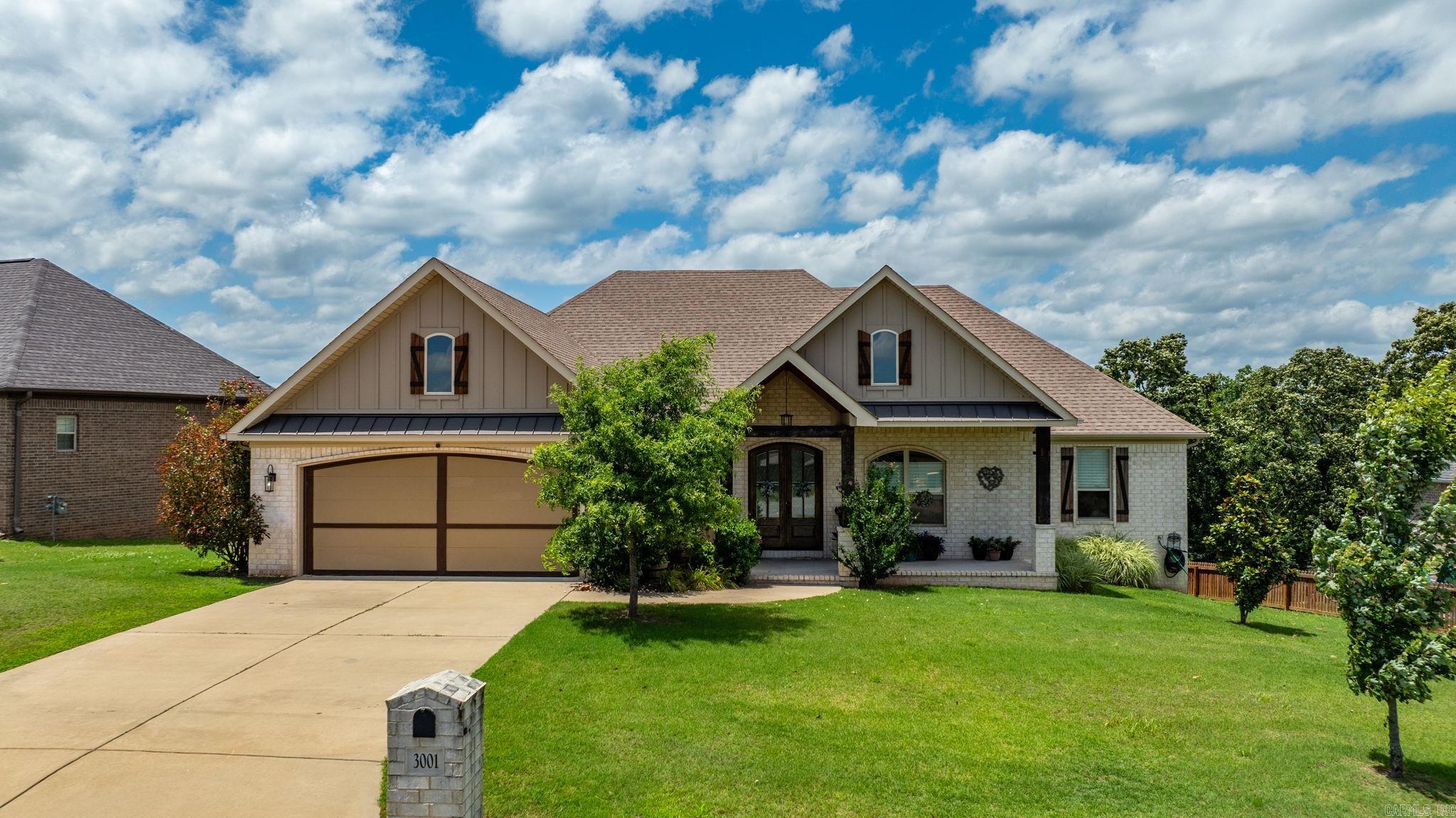 Even in a neighborhood with a lot of really nice homes, this one will really stand out & feels like it is almost new. This Floorplan is unique within the area & you won't want to change one thing! There are 10' Ceilings in the main living area, big crown molding in every inch of the house, tons of windows & natural light, designer roman shades, loads of storage everywhere, a large front porch & large covered patio with tongue & groove ceilings, an oversized garage with a gable roof that provides lots of attic storage that you can easily walk through, & a huge Back Yard. But, the things you will really appreciate The Most for daily living are the Huge Walk-In Pantry, Separate Mud Room, large utility room with lots of cabinetry & countertop, And a Luxurious Master Suite that will make all of your friends Jealous. It features a beautiful tiled shower with heavy glass surround & convenient seating area. This area also has a 6' long 17" deep soaking tub, very spacious his & her vanities, and the ability to walk directly into the utility room or into your huge walk-in Closet with loads of built-ins that is 13' long! So, come experience it for yourself & make it yours Today.