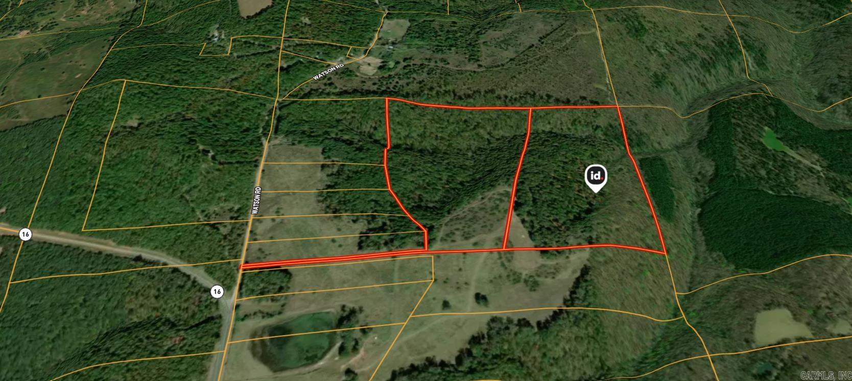 34.62 Acres with a nice view in Van Burean County.  Has a cleared area  Majority of the land is wooded