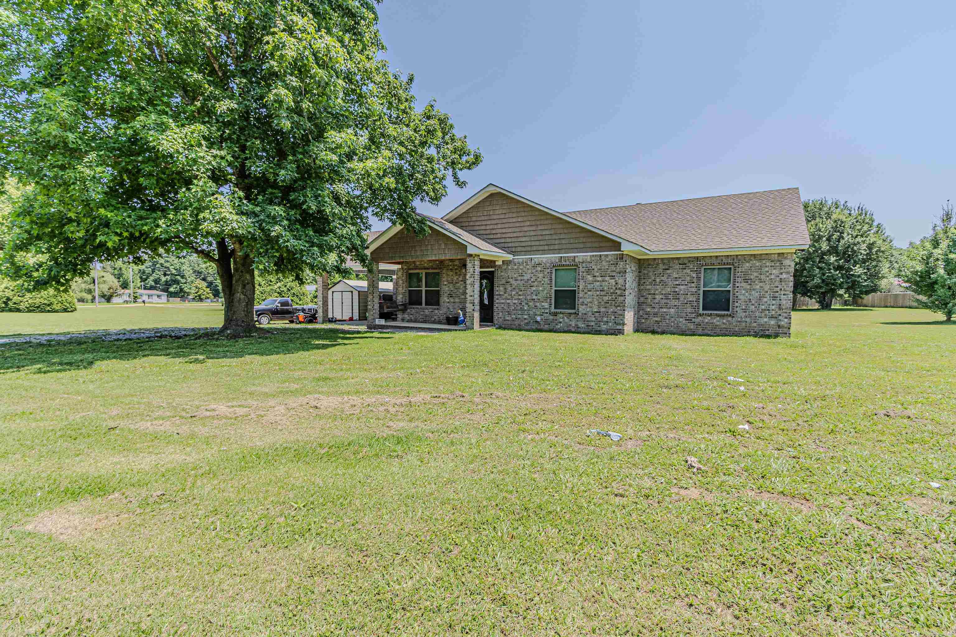 Country living at its best—just minutes from town and located in the sought-after Brookland School District! Built in 2023, this beautiful all-brick 3 bedroom, 2 bath home sits on a gorgeous 1-acre lot and offers the open-concept layout today’s buyers want. The spacious living area flows seamlessly into the kitchen and dining space, making it perfect for everyday living and entertaining. Enjoy newer construction peace of mind, modern finishes, and plenty of room to spread out—inside and out. Step outside and take in the wide-open space, ideal for a shop, garden, pool, animals, or just enjoying the quiet. If you’ve been looking for a nearly-new home with land in Brookland, this one is a must-see!