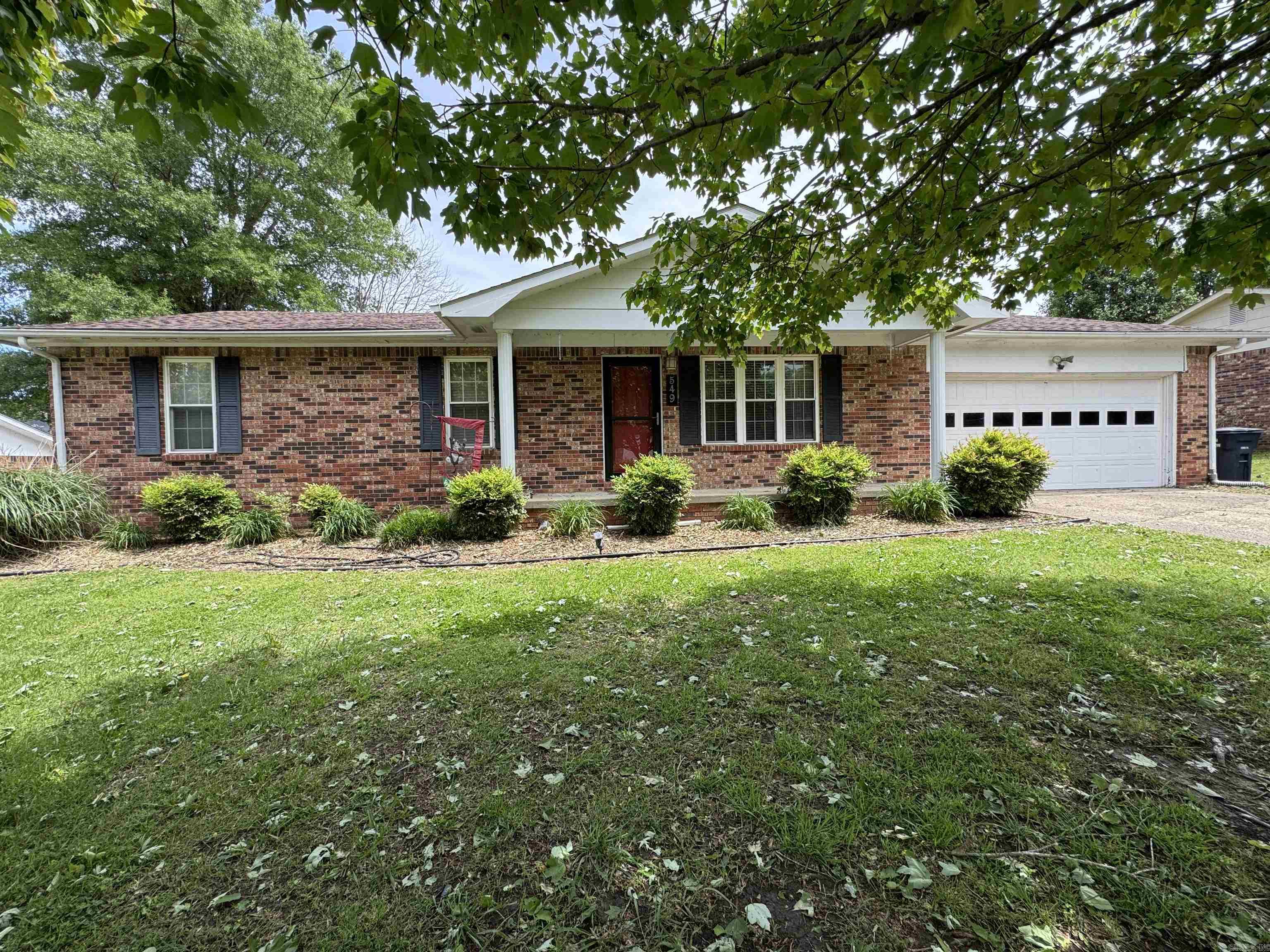 Adorable house ready for its new family! This 3-bedroom 2 bath ready to move into home has so much to offer from a 2-car garage, a big deck in the fenced back yard that also has a firepit and a cute storage building with electric. The roof was replaced in 2011 and HVAC unit 2020. The appliance that come with the home include the electric stove, washer, dryer, and a gas fireplace. If you are wanting a quiet and peaceful home, you need to check this one out. Don't let this home getaway call and schedule your showing today.