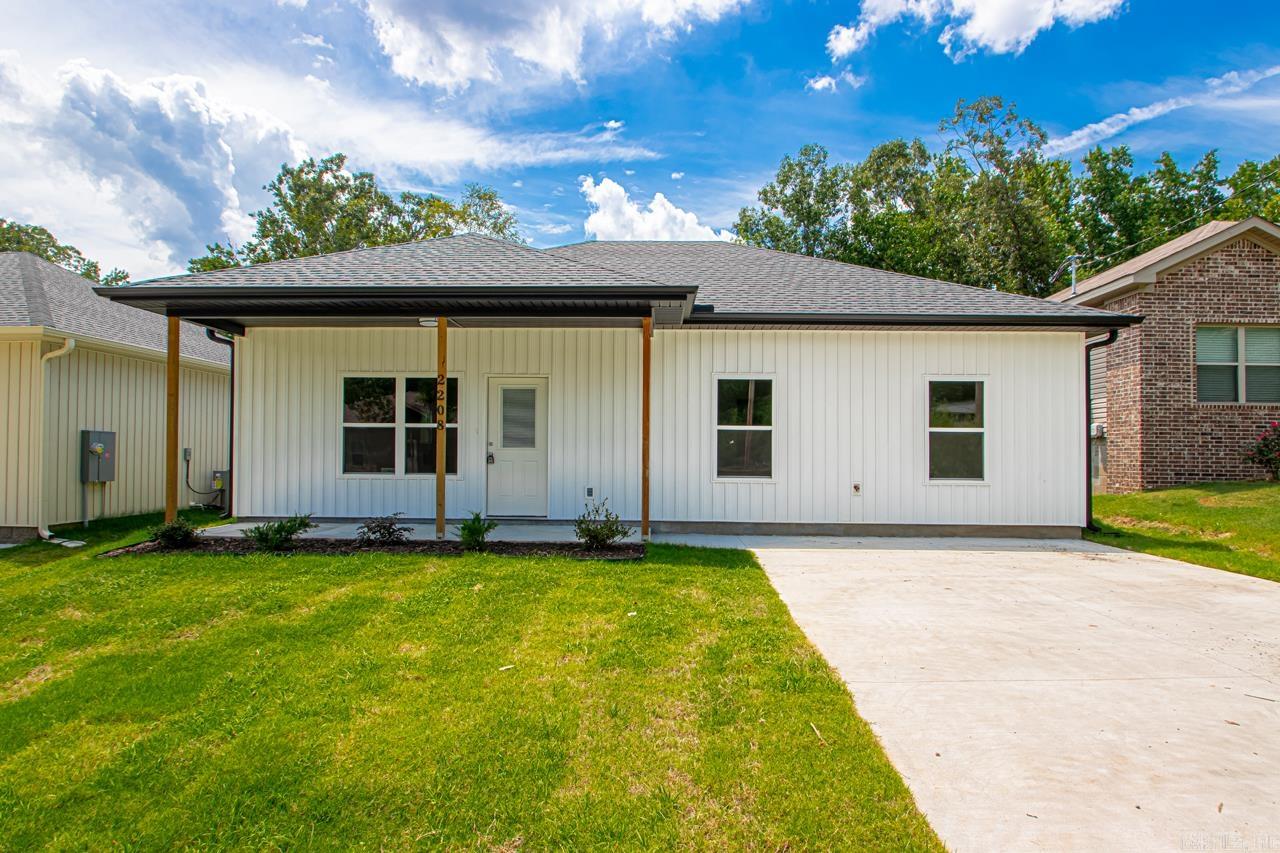 Turnkey rental property in Midtown Little Rock! This 4-bedroom, 2-bathroom home is currently leased for $1,995/month, offering instant cash flow. Features include granite countertops, white shaker cabinets, stainless steel appliances, matte black fixtures, and luxury vinyl plank flooring throughout. Both bathrooms are finished with clean, modern details. Covered front and back porches, fully sodded yard, and energy-efficient construction. Seller is offering a 2% credit to the buyer with an acceptable offer. Do not disturb tenants. No showings until an agreed-upon purchase contract.