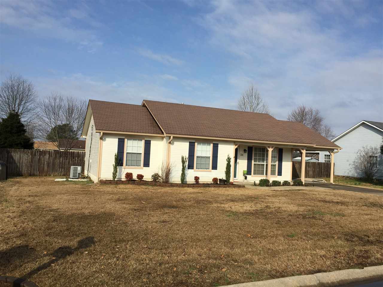 LOOK at this! Three bedrooms, Two Full baths, Carport, Deck and Patio, Storage Building, Huge privacy-fenced backyard. Updated Kitchen with Stainless Steel appliances and new tile; Thick Carpet <1yr old and new dark laminate wood flooring. Great location ONLY 10.3 miles to LRAFB and walking distance to public pool and community park. No thru roads makes for quiet and low-traffic neighborhood.