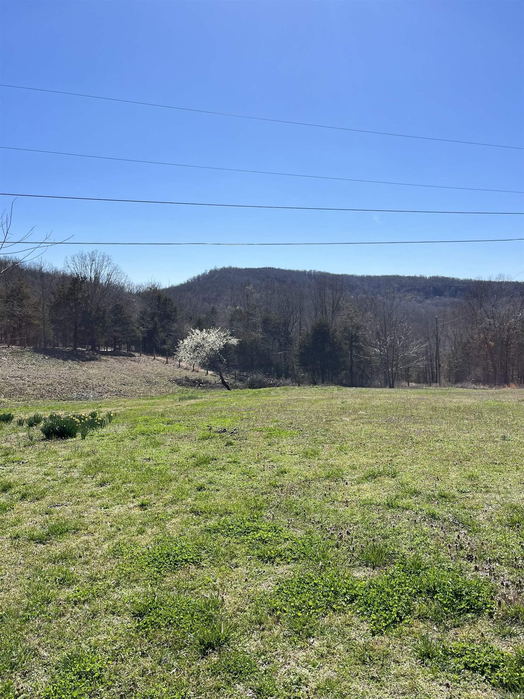 18 minutes to the Buffalo! UNRESTRICTED land. Experience breathtaking, year-round views of the iconic Devil’s Backbone (South Mountain) from this stunning building site with beautiful sunsets. Ready for your vision, this property blends convenience with Ozark tranquility at the end of a dead end road. Already in place is 200amp panel with 100amp service to the well house with a 30amp RV hookup with 20amp outlets. The well has all new pump/wire/pipe/tank, has excellent flow rate and is sized for a large home. Rural water access available at the road. Huge historic barn, usable cellar, 9x20ft concrete pad and majestic 100+ year old oak trees. Deer, turkey, black bear, wild boars have been previously seen on the property. Less than 10 minutes to Marshall, Harps, Daisy Queen, and Kenda Drive-In. 18 minutes to Grinders Ferry, 22minutes to Tyler Bend, 26 minutes to Gilbert for world class river floating and kayaking.